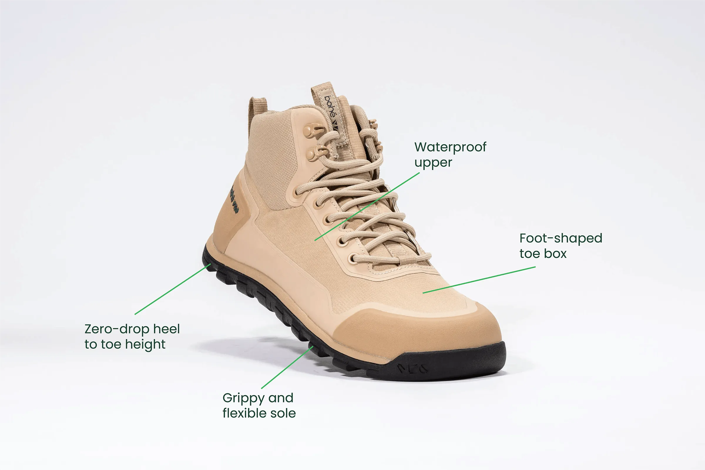 Chaussure de Randonnée Pieds Nus Homme Rediscover Grounding | Dune
