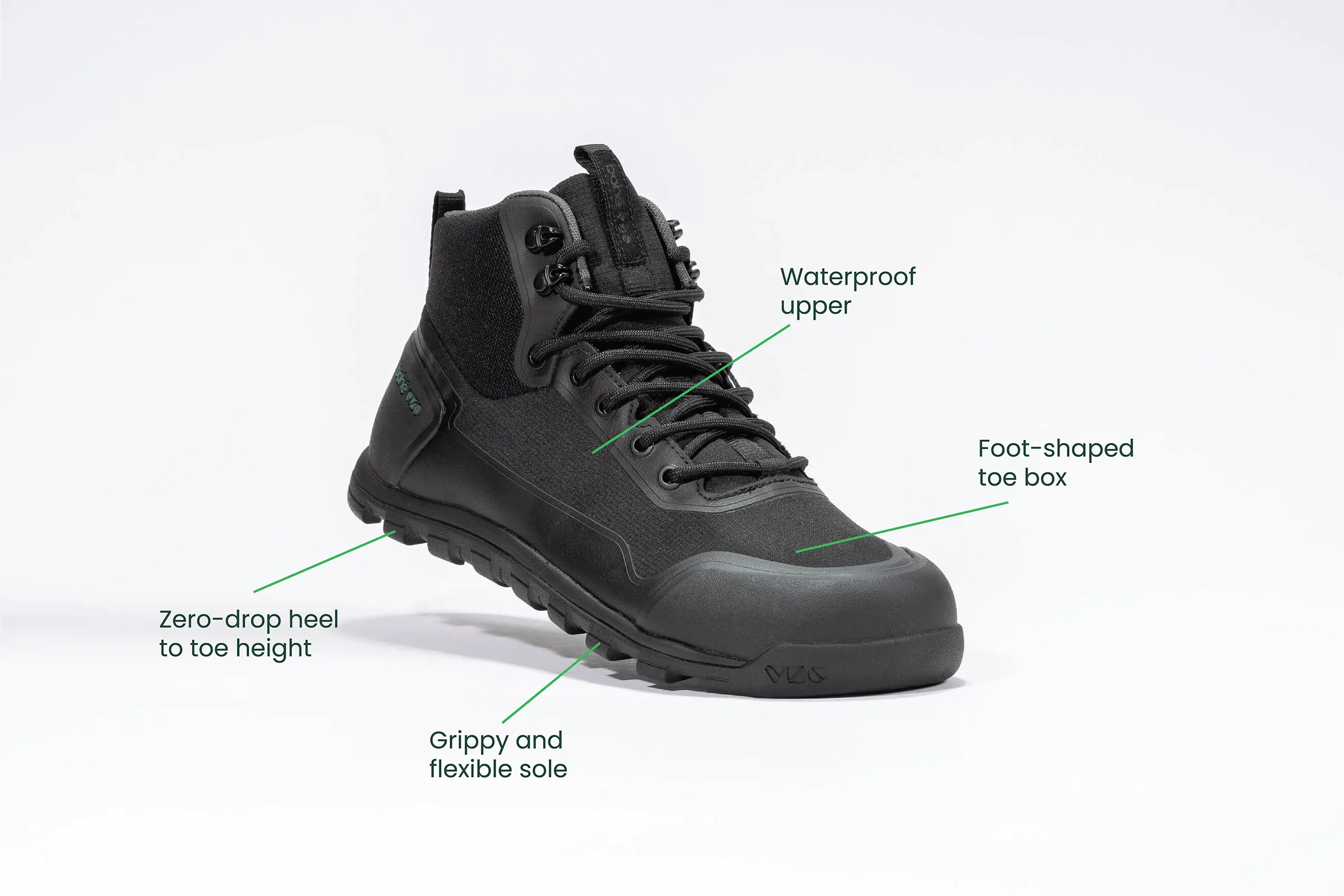 Chaussure de randonnée pieds nuls pour hommes Rediscover Grounding | Eclipse