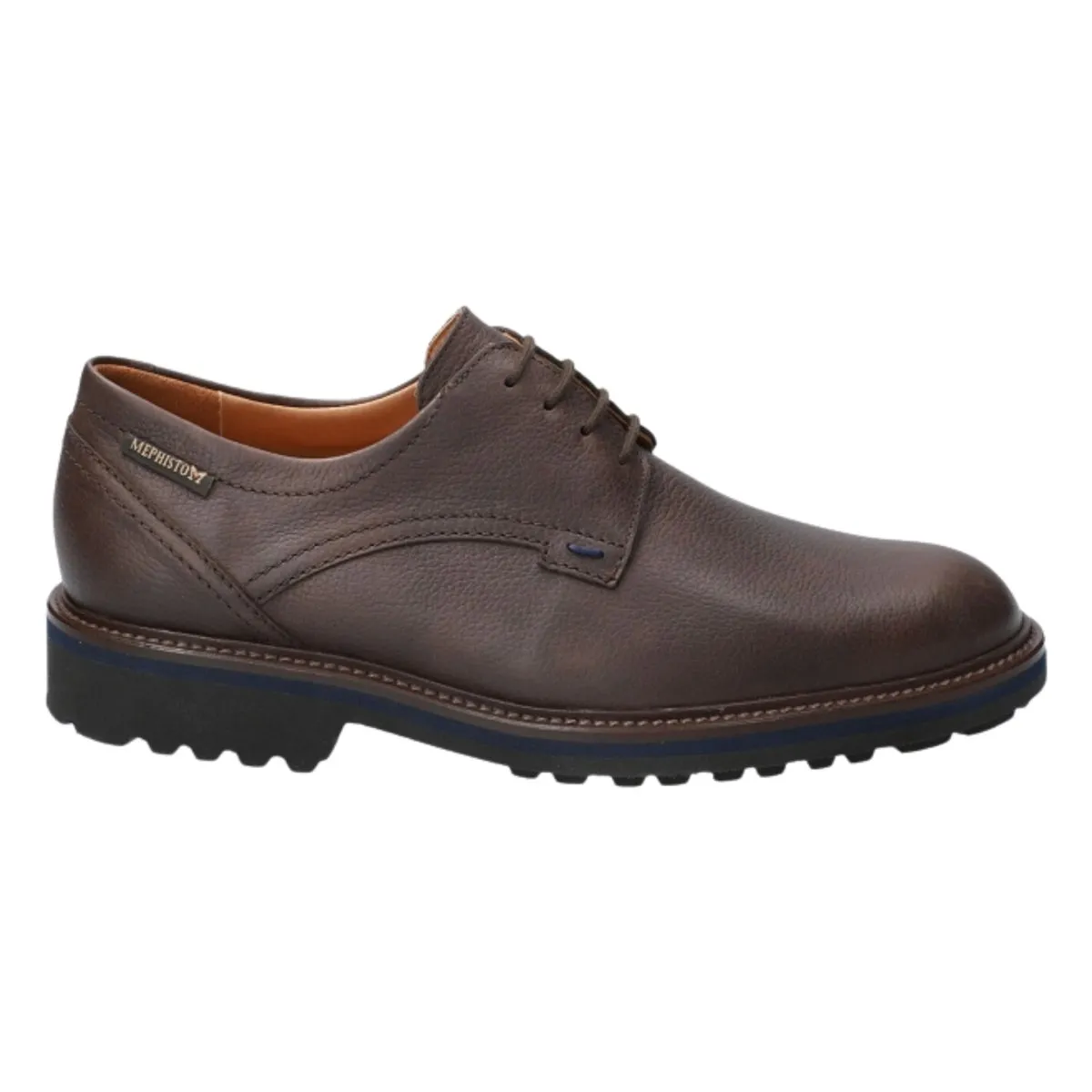 Mephisto Hommes Batiste Brun Foncé