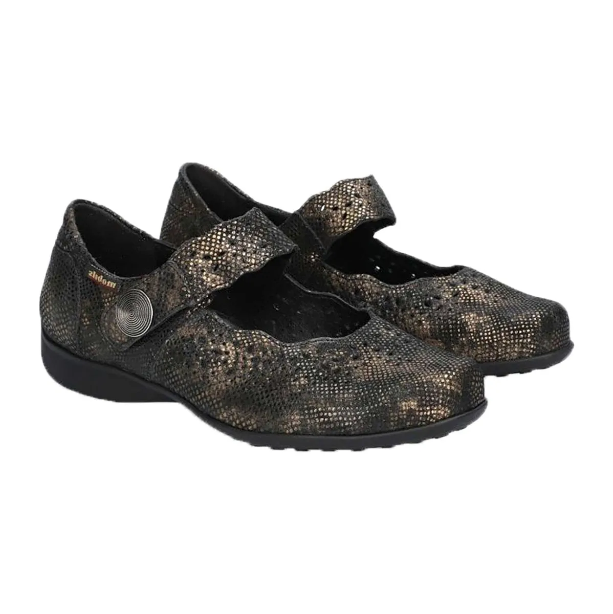 Fabienne en Boa Doré en Cuir pour Femmes Mephisto