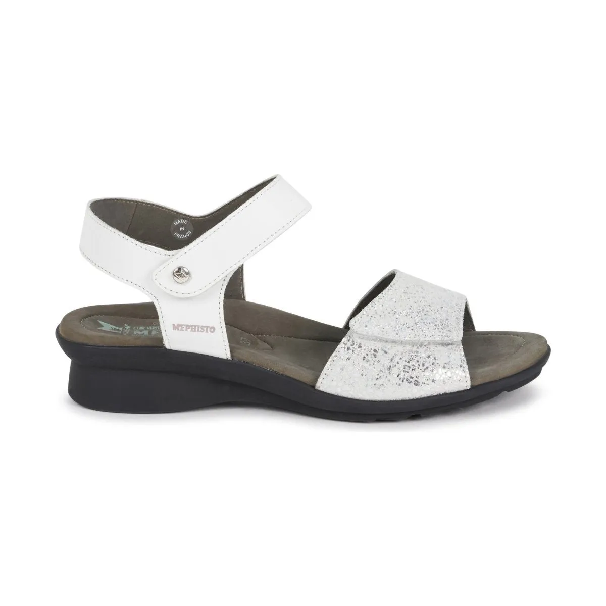 Mephisto Femme Pattie Soie Blanche/Argent