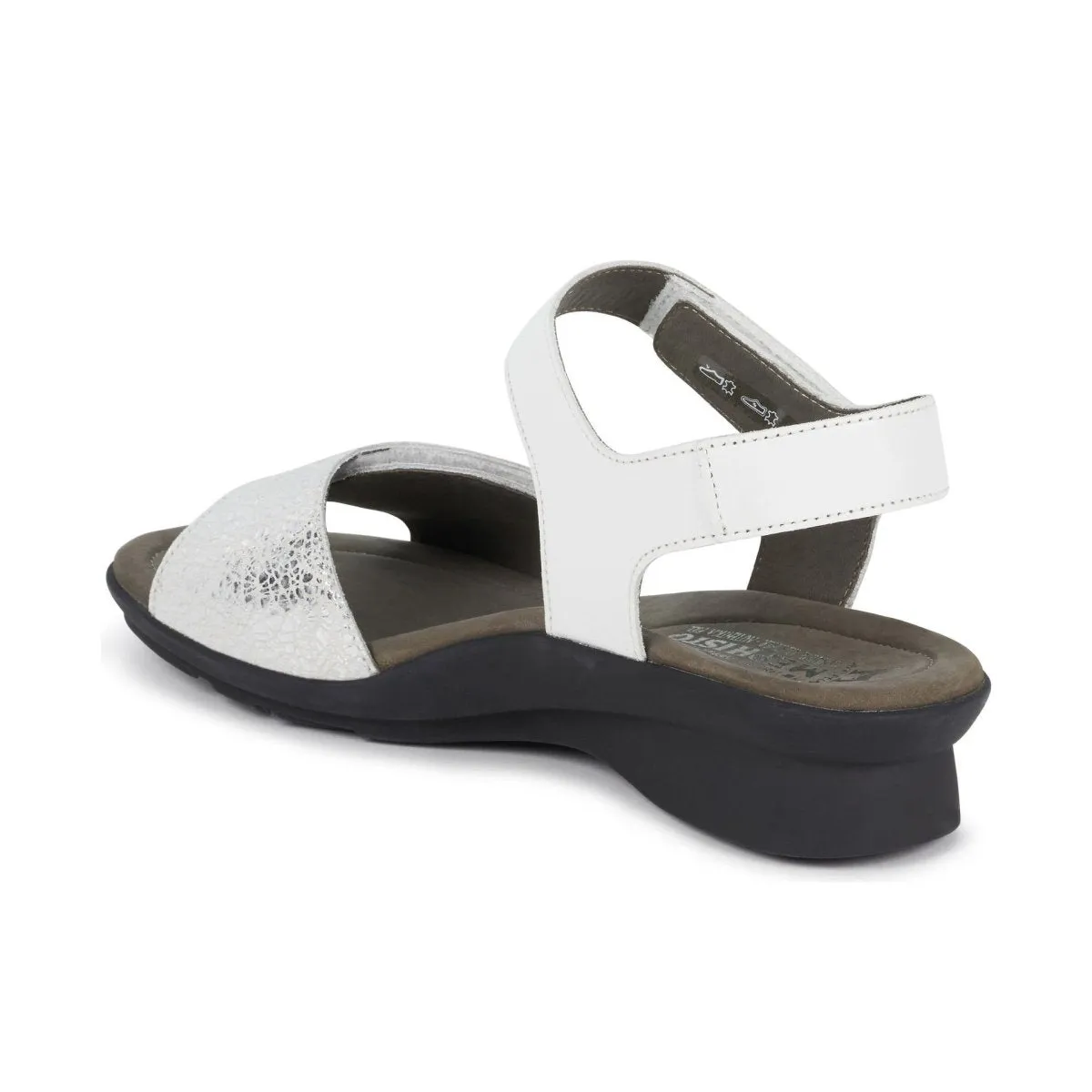 Mephisto Femme Pattie Soie Blanche/Argent