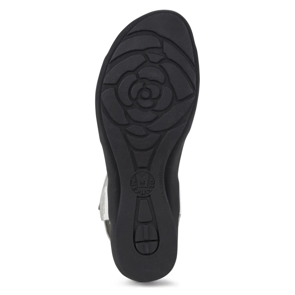Mephisto Femme Pattie Soie Blanche/Argent