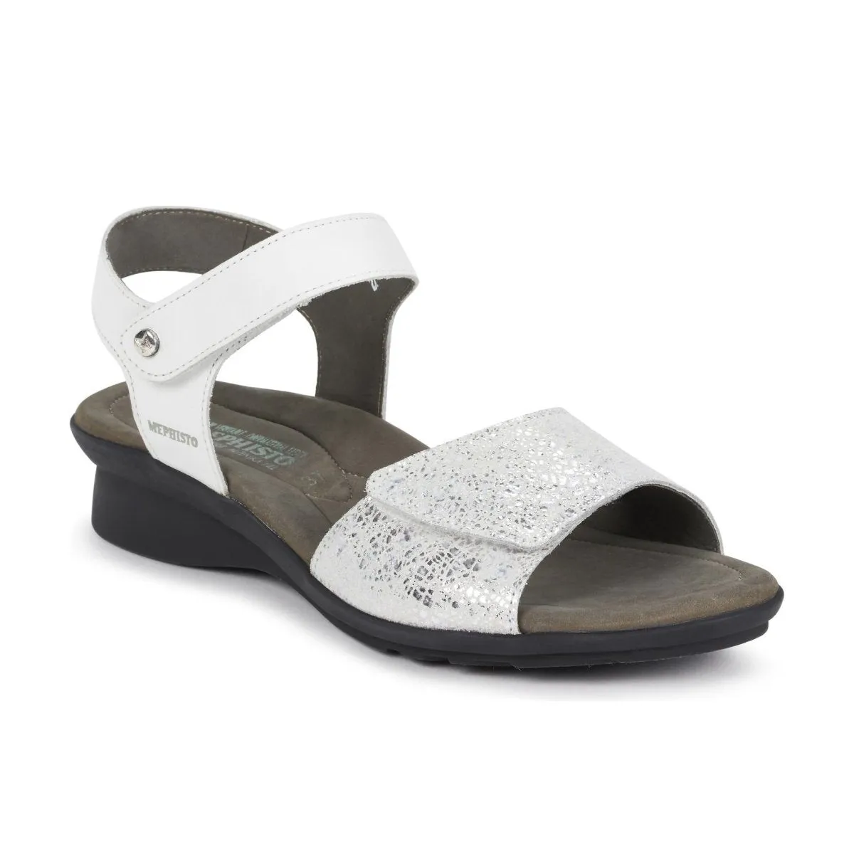 Mephisto Femme Pattie Soie Blanche/Argent