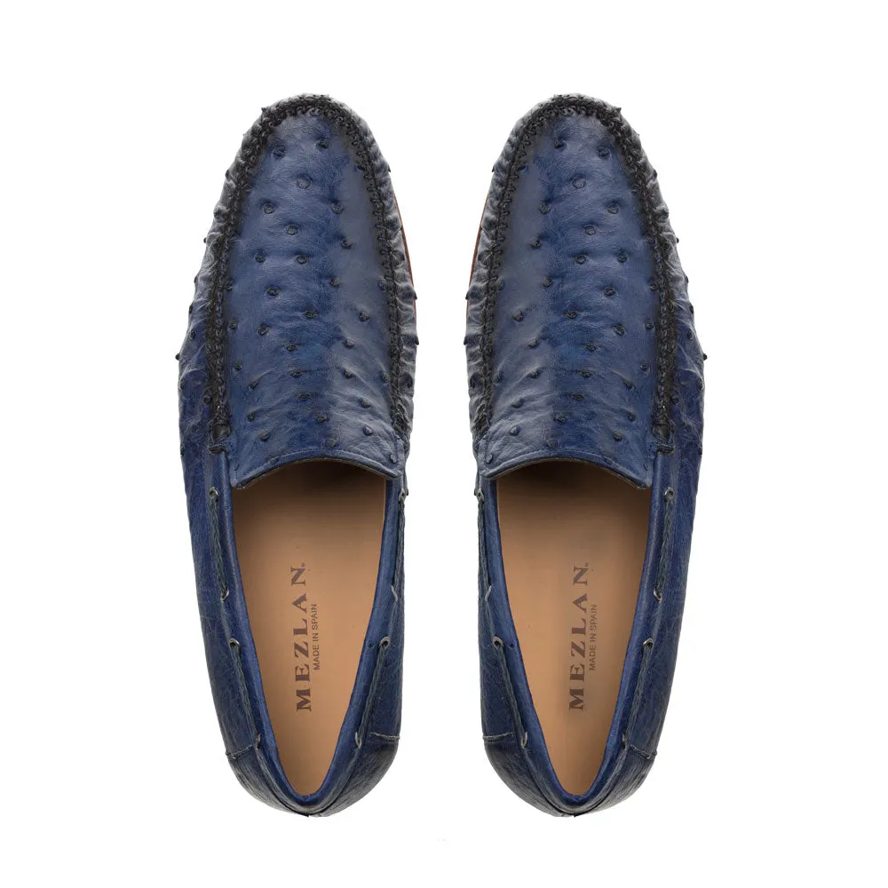 Mocassins de soirée Mezlan en autruche pour jeans