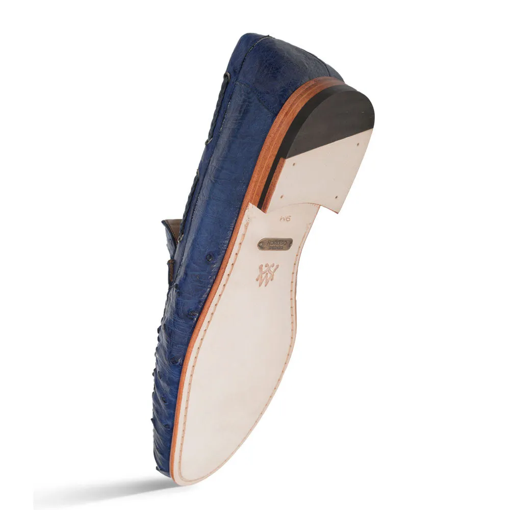 Mocassins de soirée Mezlan en autruche pour jeans