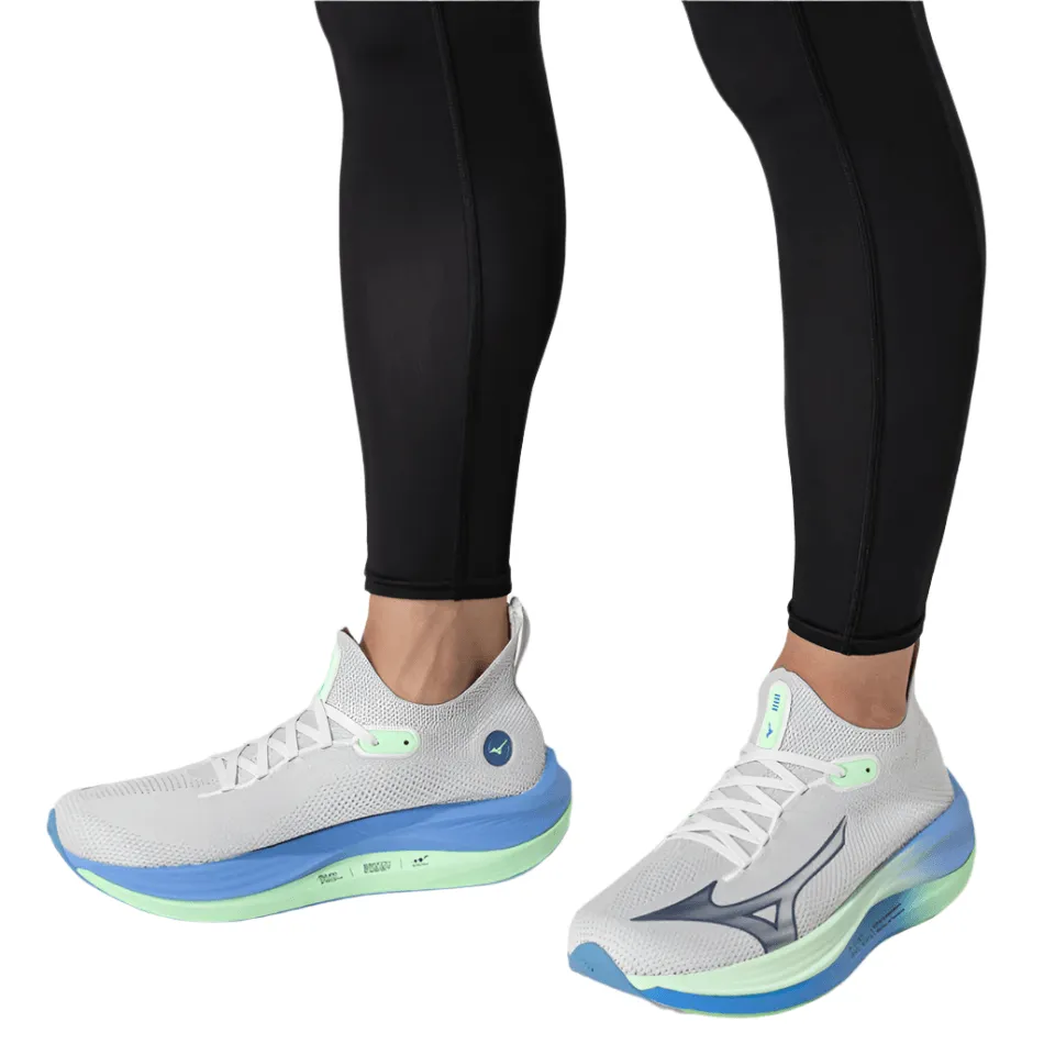 Chaussures de course Neo Vista pour Homme Mizuno en Nimbus Cloud/Vintage Indigo/Neo Mint SS25