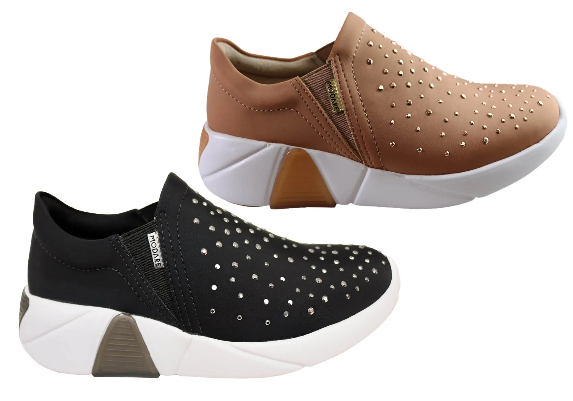 Modare Ultraconforto Dazzle Chaussures Décontractées Confortables pour Femmes Fabriquées au Brésil Chaussures Modare