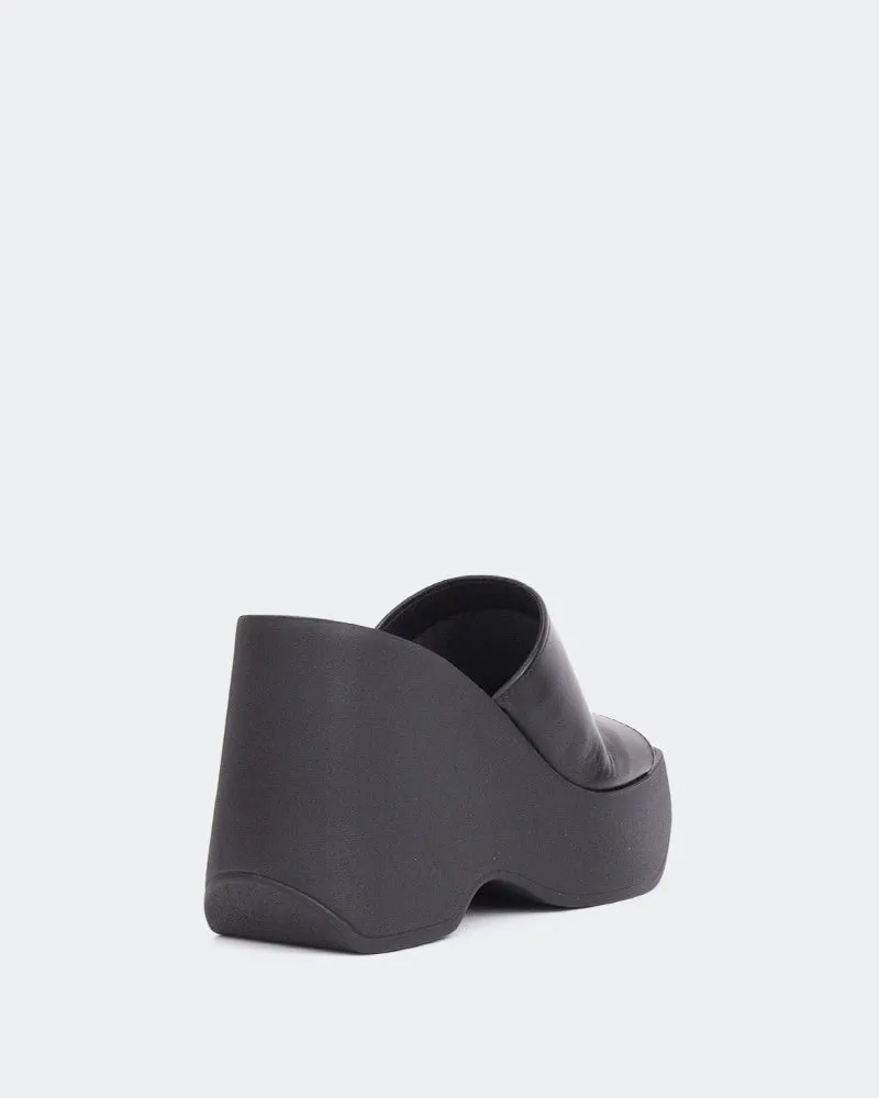 Cuir noir mousse