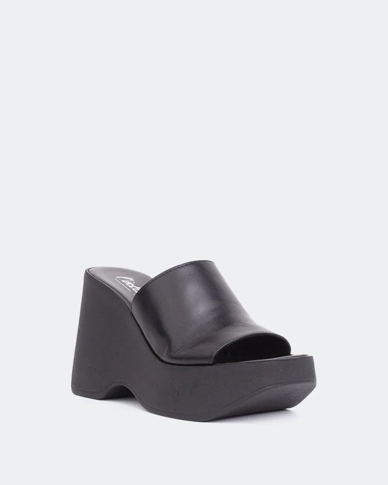 Cuir noir mousse