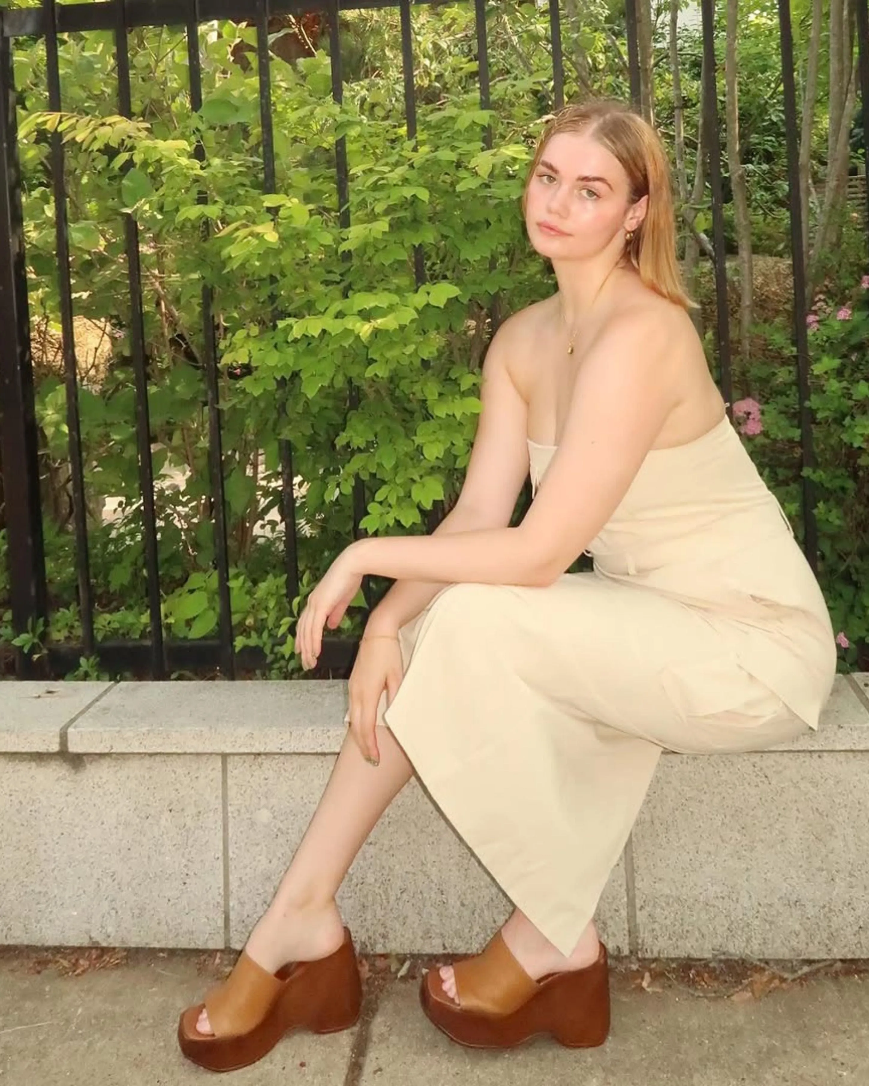 Cuir mousse beige