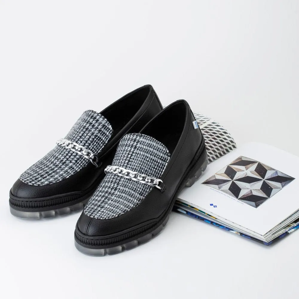 Mes Loafers en Simili-Cuir Végane Combat | Noir