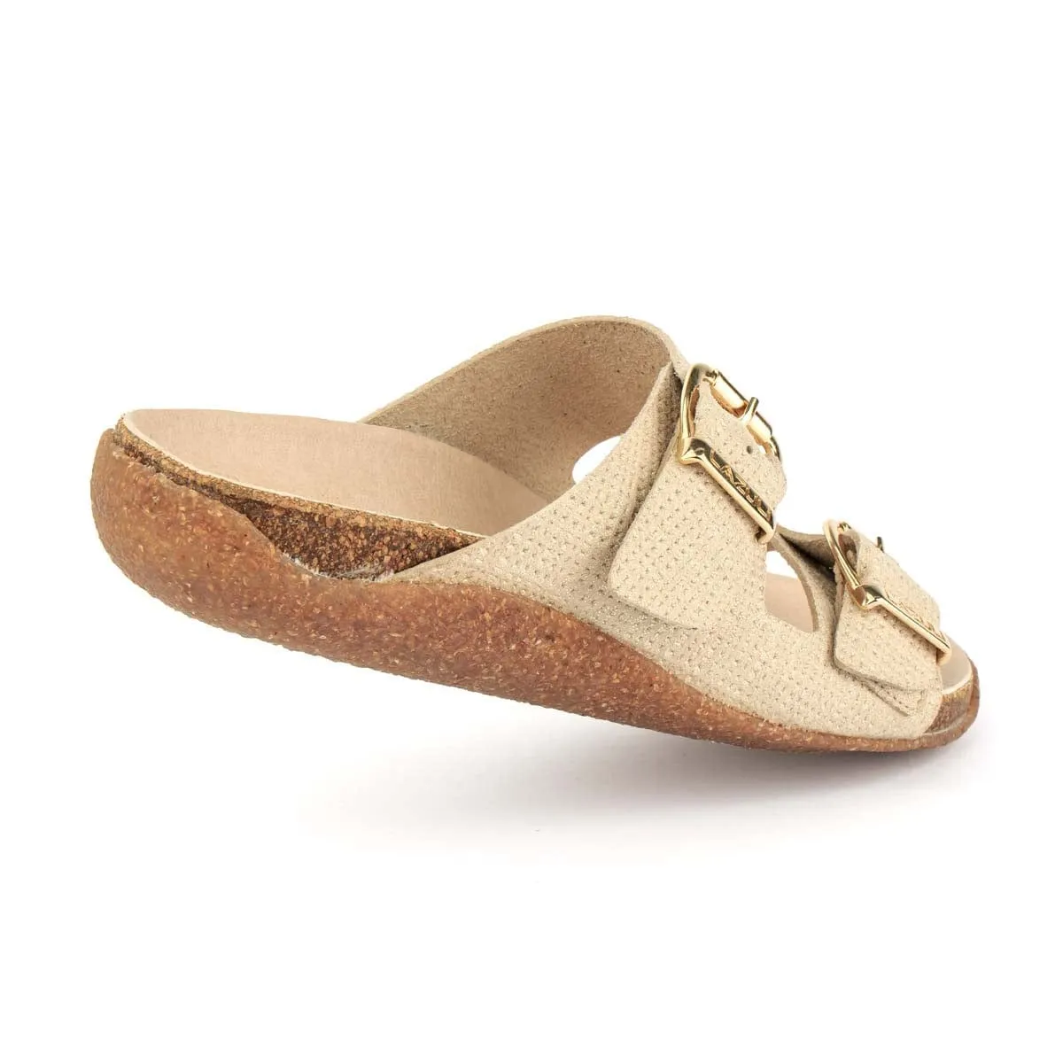 Mes Sandales Vegan à Semelle en Liège et Maïs | Beige