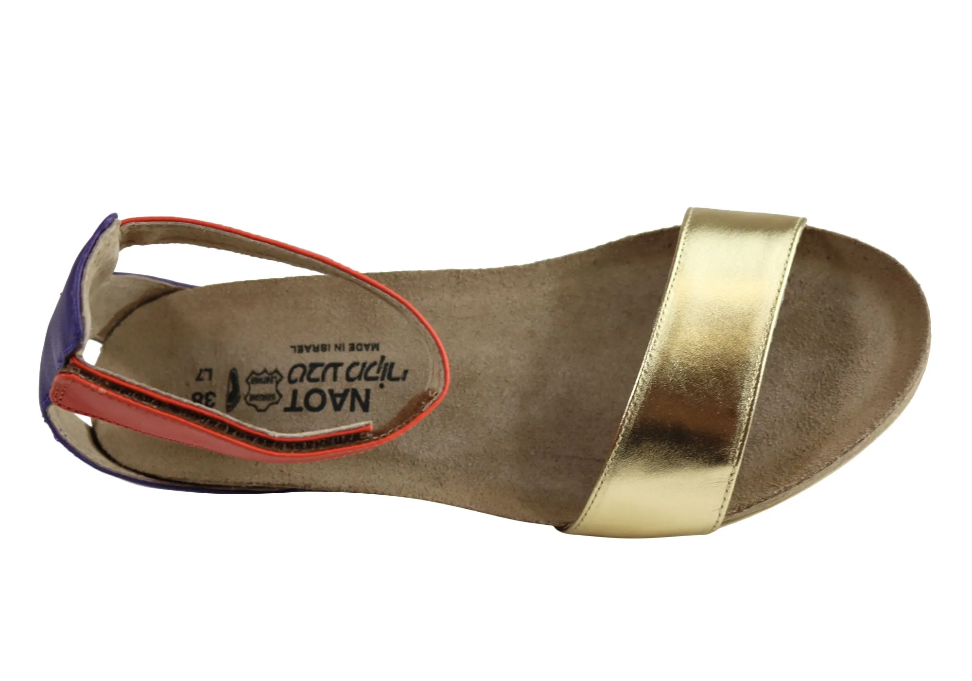 Sandales à Wedge Confortables et Matelassées en Cuir Naot Pixie pour Femme - Chaussures Naot