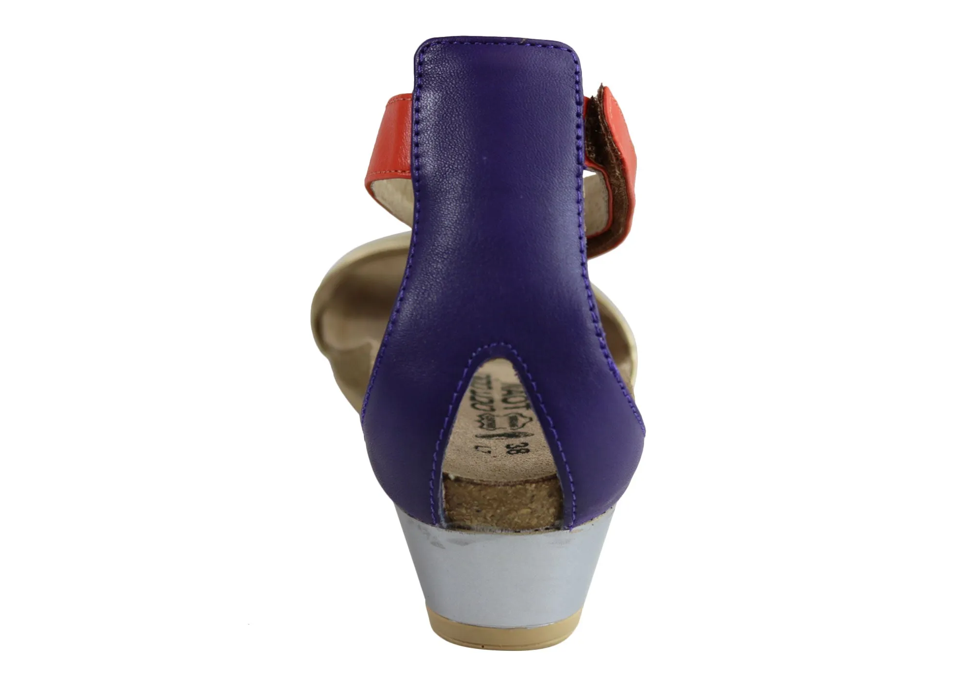 Sandales à Wedge Confortables et Matelassées en Cuir Naot Pixie pour Femme - Chaussures Naot