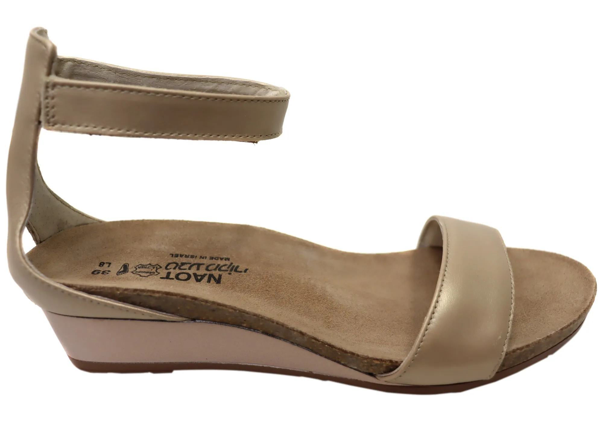 Sandales à Wedge Confortables et Matelassées en Cuir Naot Pixie pour Femme - Chaussures Naot