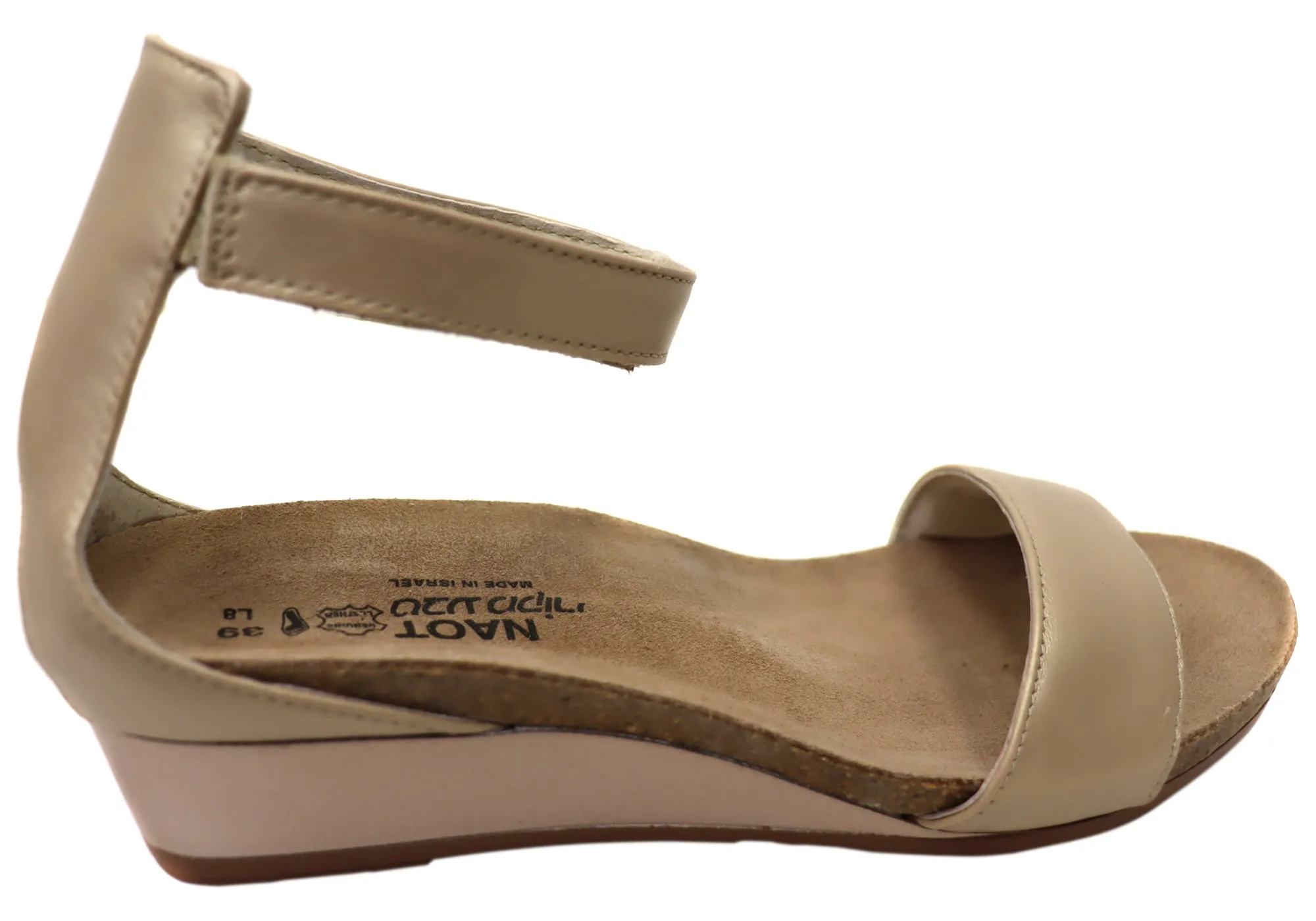 Sandales à Wedge Confortables et Matelassées en Cuir Naot Pixie pour Femme - Chaussures Naot