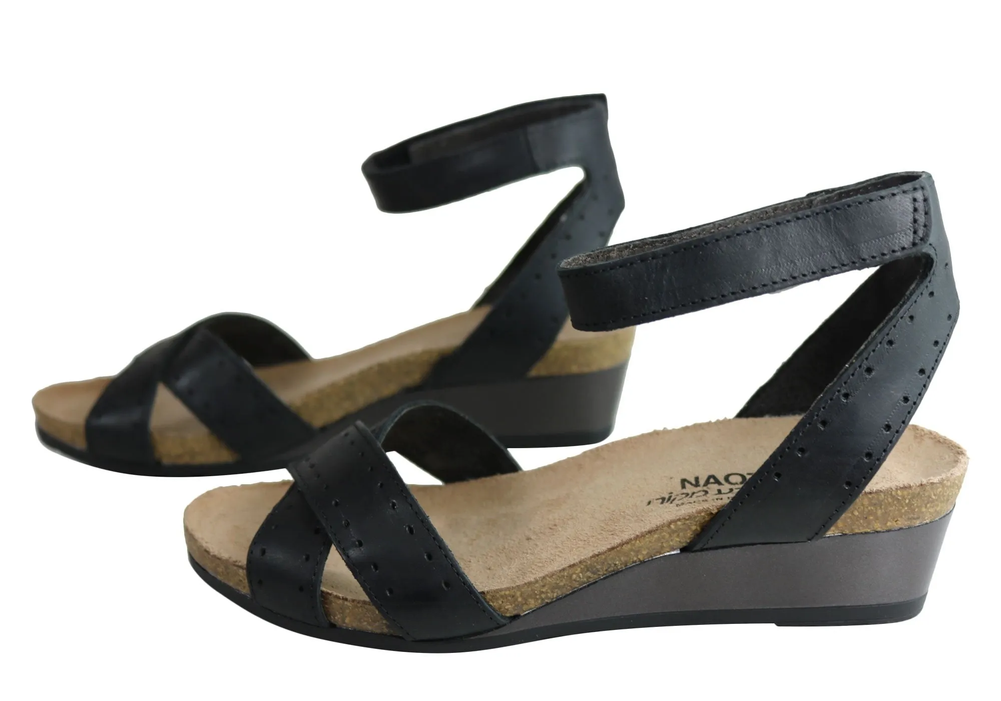 Sandales à Wedge Confortables en Cuir pour Femme Naot Wand - Chaussures Naot
