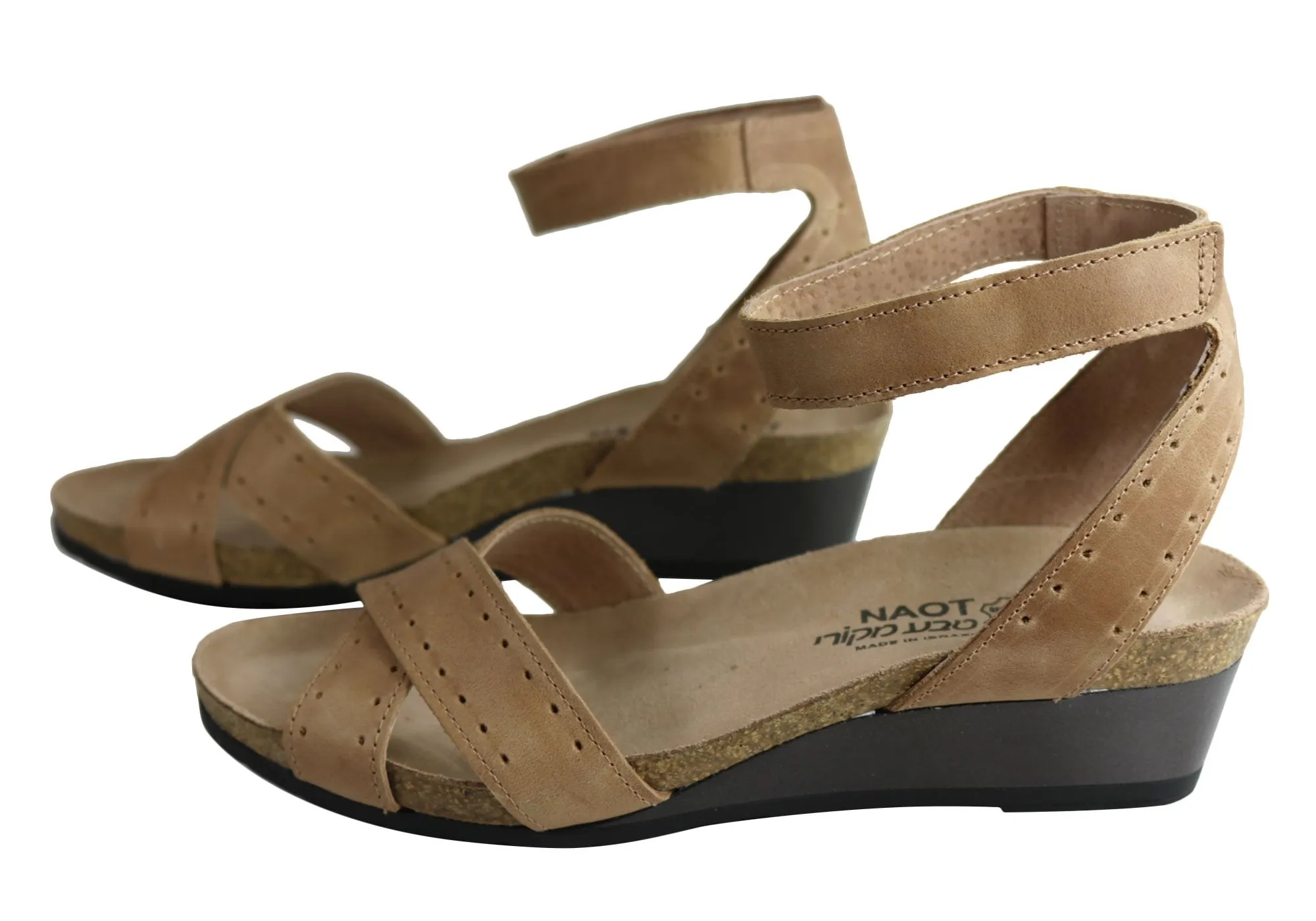 Sandales à Wedge Confortables en Cuir pour Femme Naot Wand - Chaussures Naot