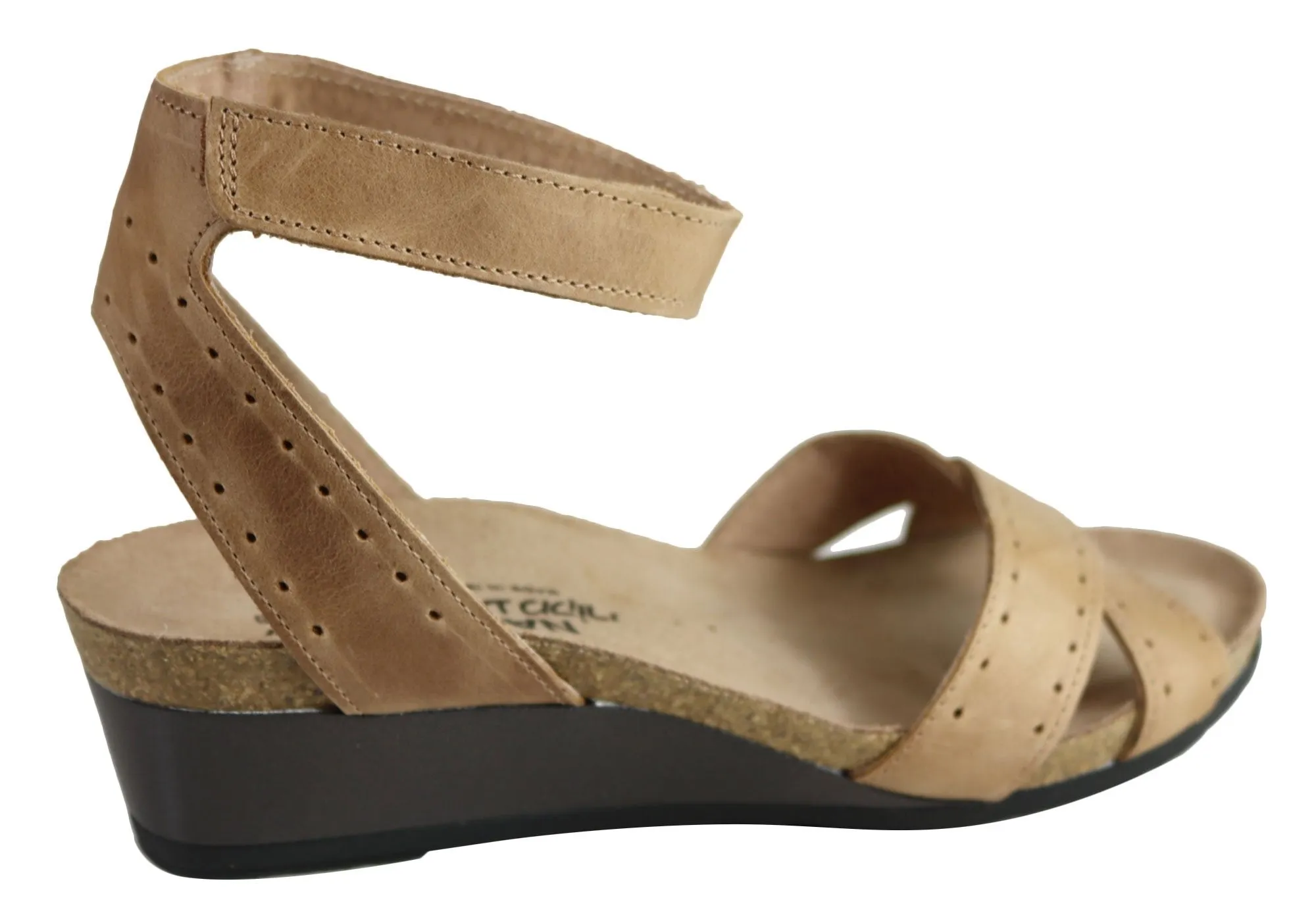 Sandales à Wedge Confortables en Cuir pour Femme Naot Wand - Chaussures Naot
