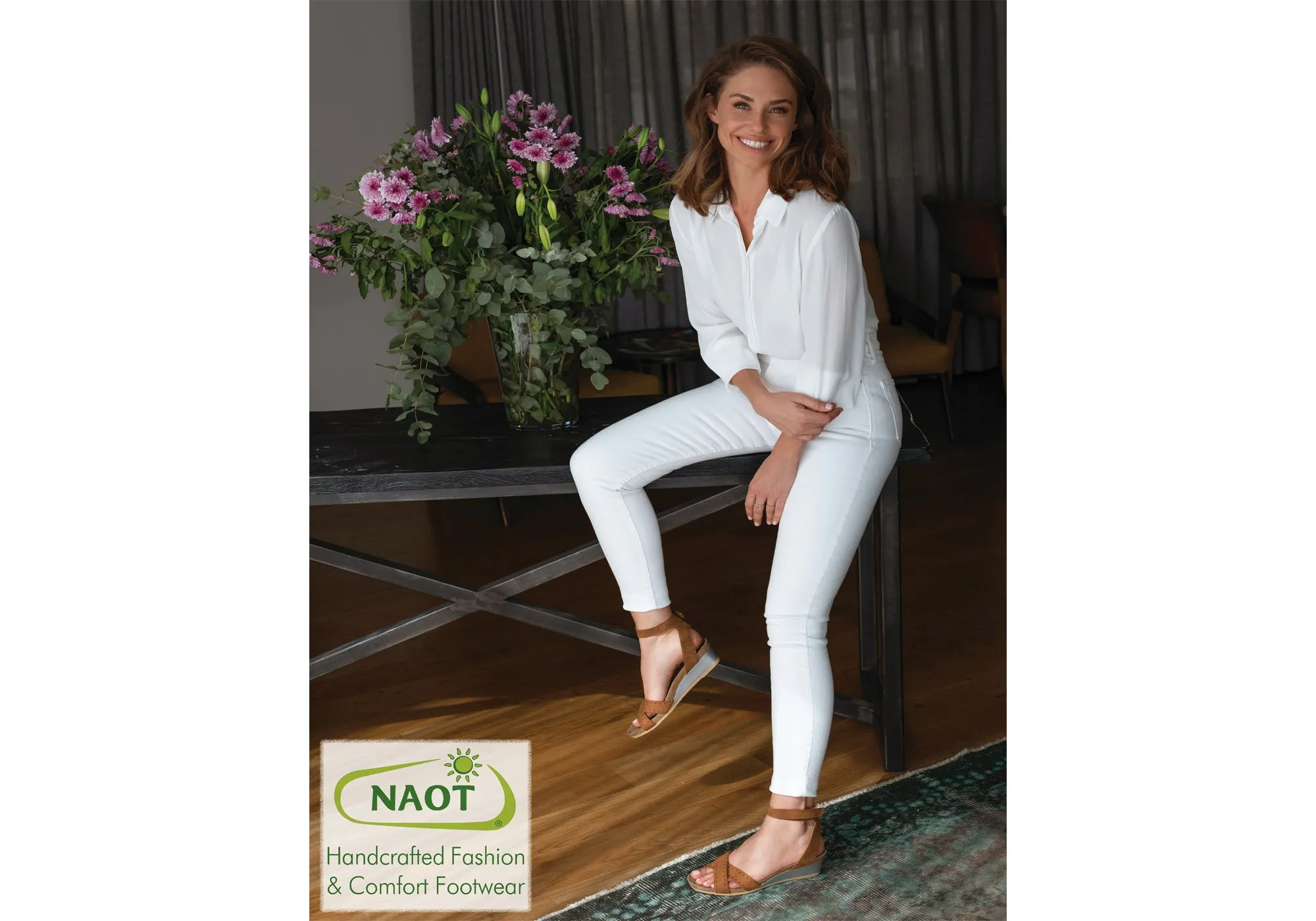 Sandales à Wedge Confortables en Cuir pour Femme Naot Wand - Chaussures Naot