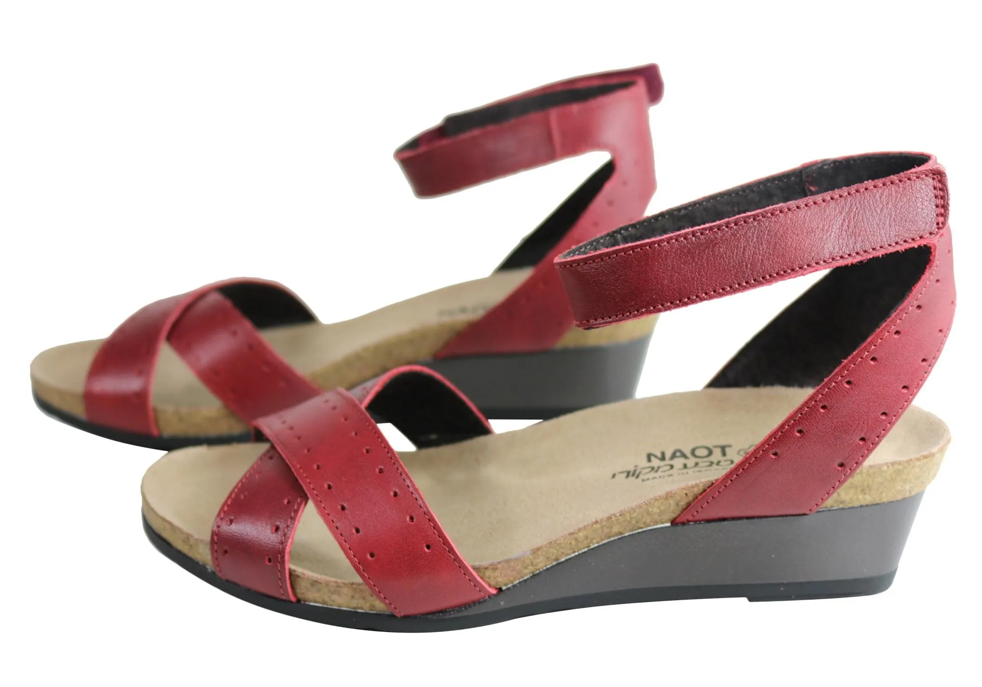 Sandales à Wedge Confortables en Cuir pour Femme Naot Wand - Chaussures Naot