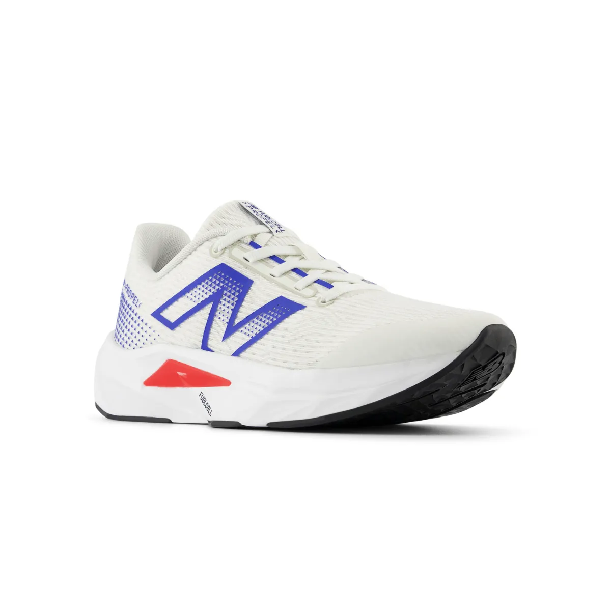 New Balance Enfant (École Primaire) FuelCell Propel 5 GPFCPRR5 Sel de Mer/Équipe Royal/Rouge Vrai
