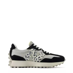 New Balance Femme 327 Trainer Noir / Léopard / Lueur de lune