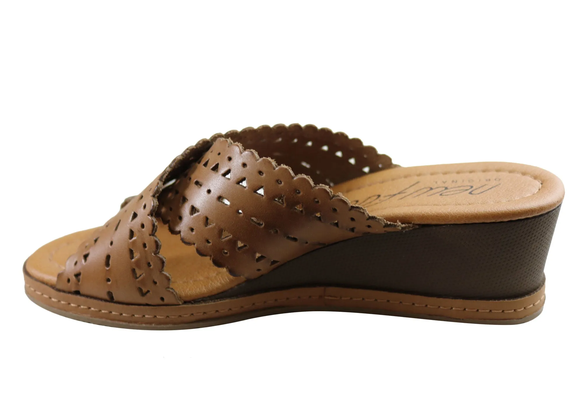 Nouvelles Sandales à Plateforme en Cuir pour Femmes Tory Fabriquées au Brésil - Chaussures New Face