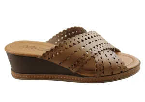 Nouvelles Sandales à Plateforme en Cuir pour Femmes Tory Fabriquées au Brésil - Chaussures New Face
