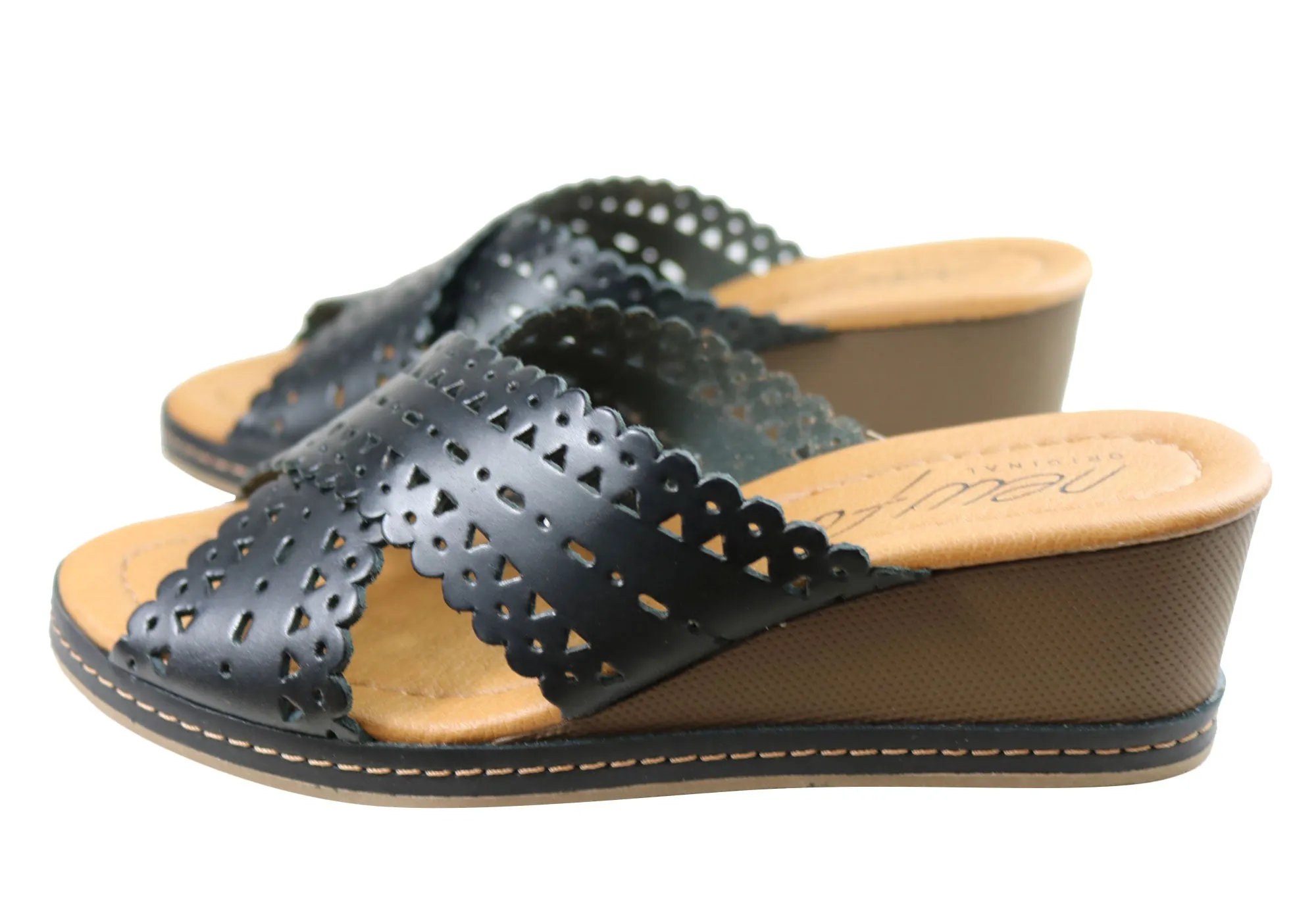 Nouvelles Sandales à Plateforme en Cuir pour Femmes Tory Fabriquées au Brésil - Chaussures New Face