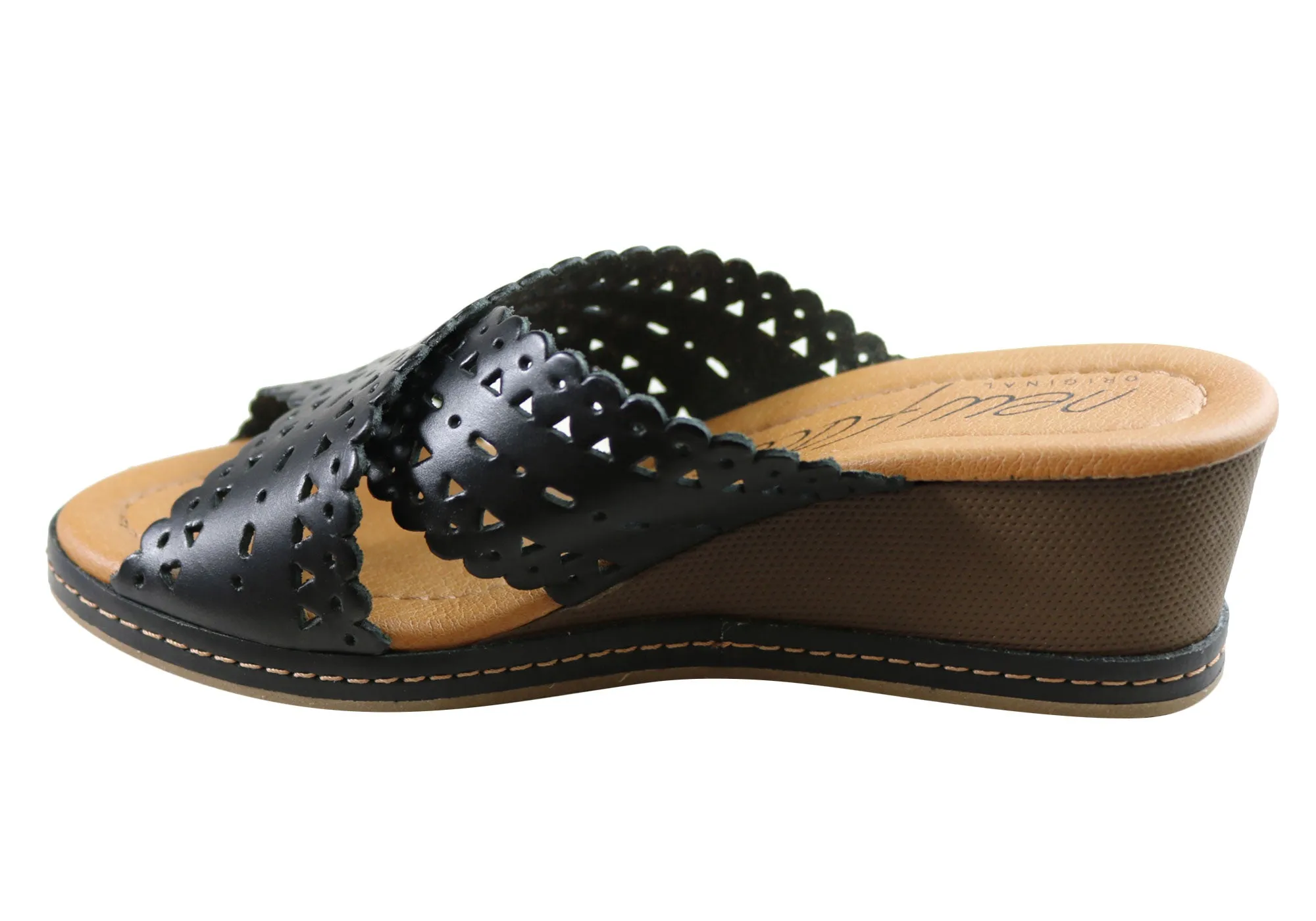 Nouvelles Sandales à Plateforme en Cuir pour Femmes Tory Fabriquées au Brésil - Chaussures New Face