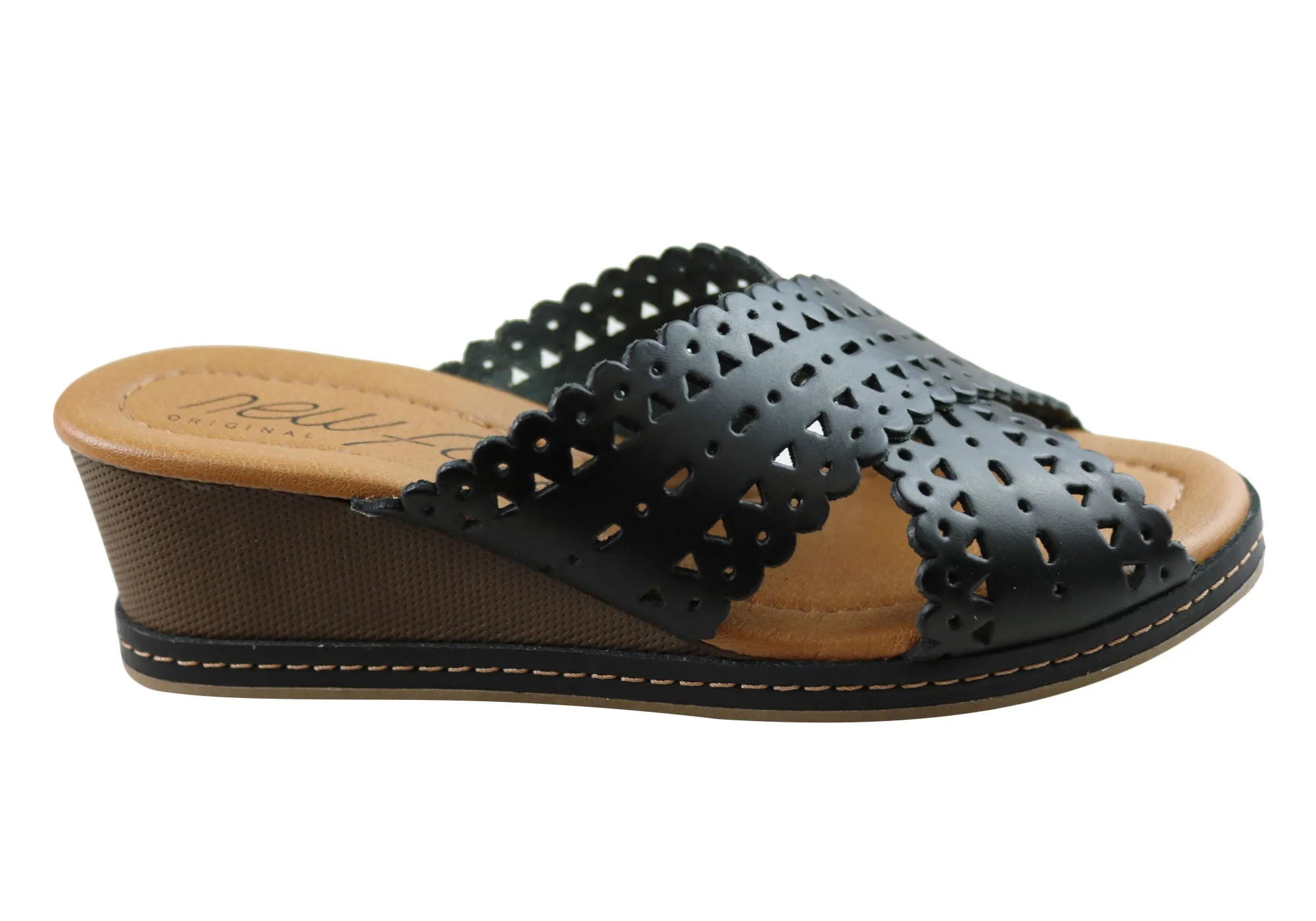 Nouvelles Sandales à Plateforme en Cuir pour Femmes Tory Fabriquées au Brésil - Chaussures New Face
