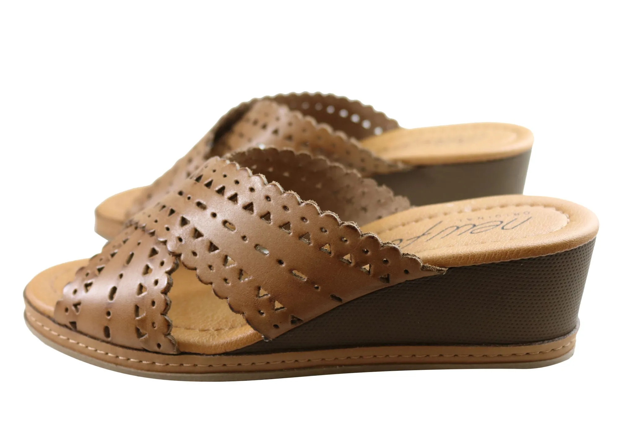 Nouvelles Sandales à Plateforme en Cuir pour Femmes Tory Fabriquées au Brésil - Chaussures New Face