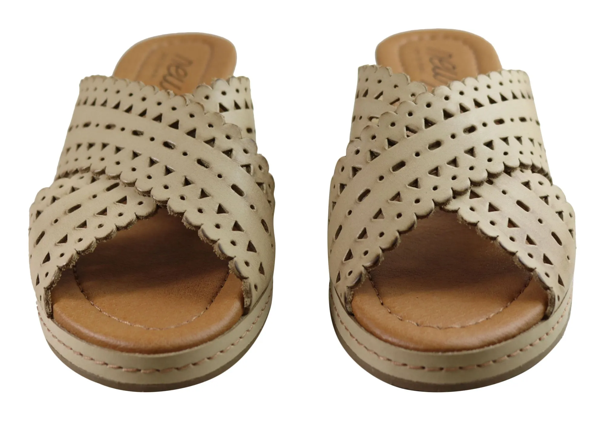 Nouvelles Sandales à Plateforme en Cuir pour Femmes Tory Fabriquées au Brésil - Chaussures New Face