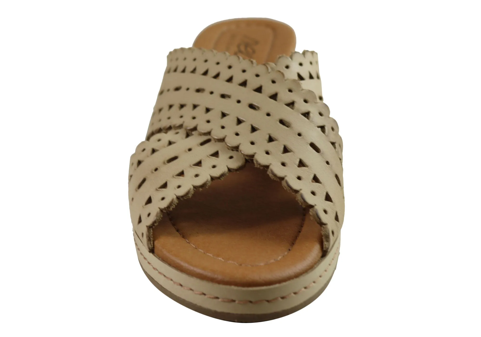 Nouvelles Sandales à Plateforme en Cuir pour Femmes Tory Fabriquées au Brésil - Chaussures New Face