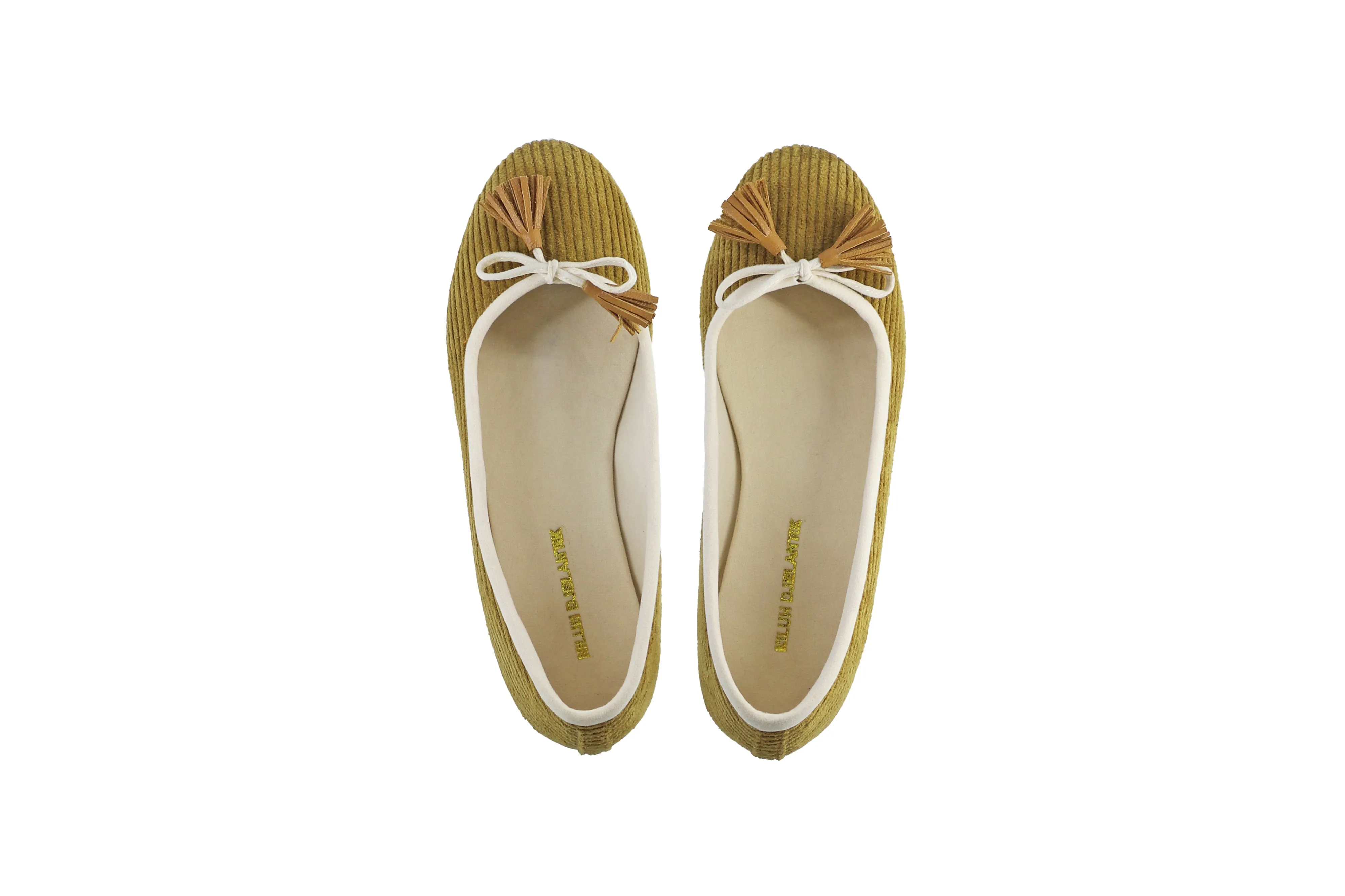 Noemi 20mm Ballet - Velours côtelé caramel