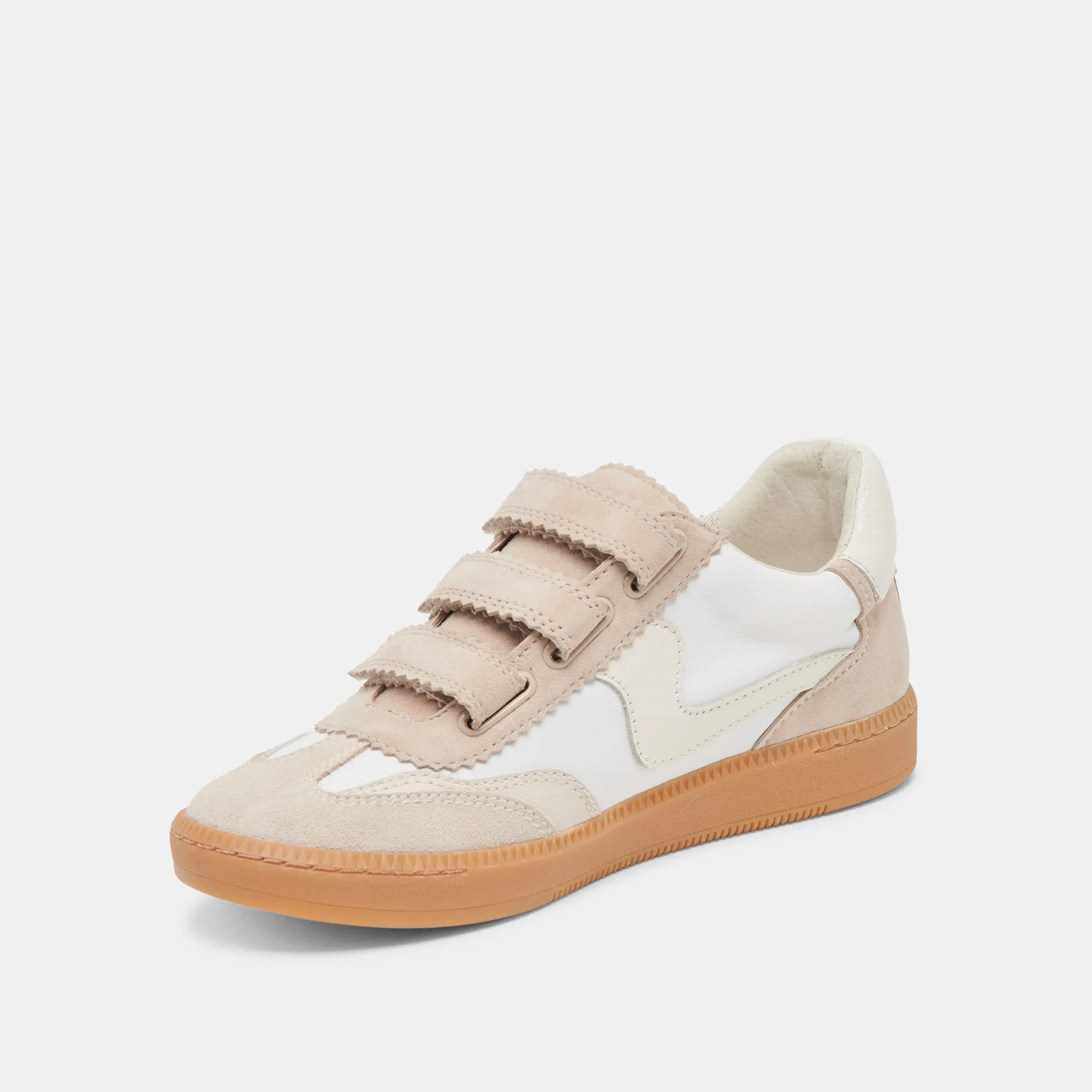 AVIS BASKETS VELCRO IVOIRE MULTICOLORE NYLON