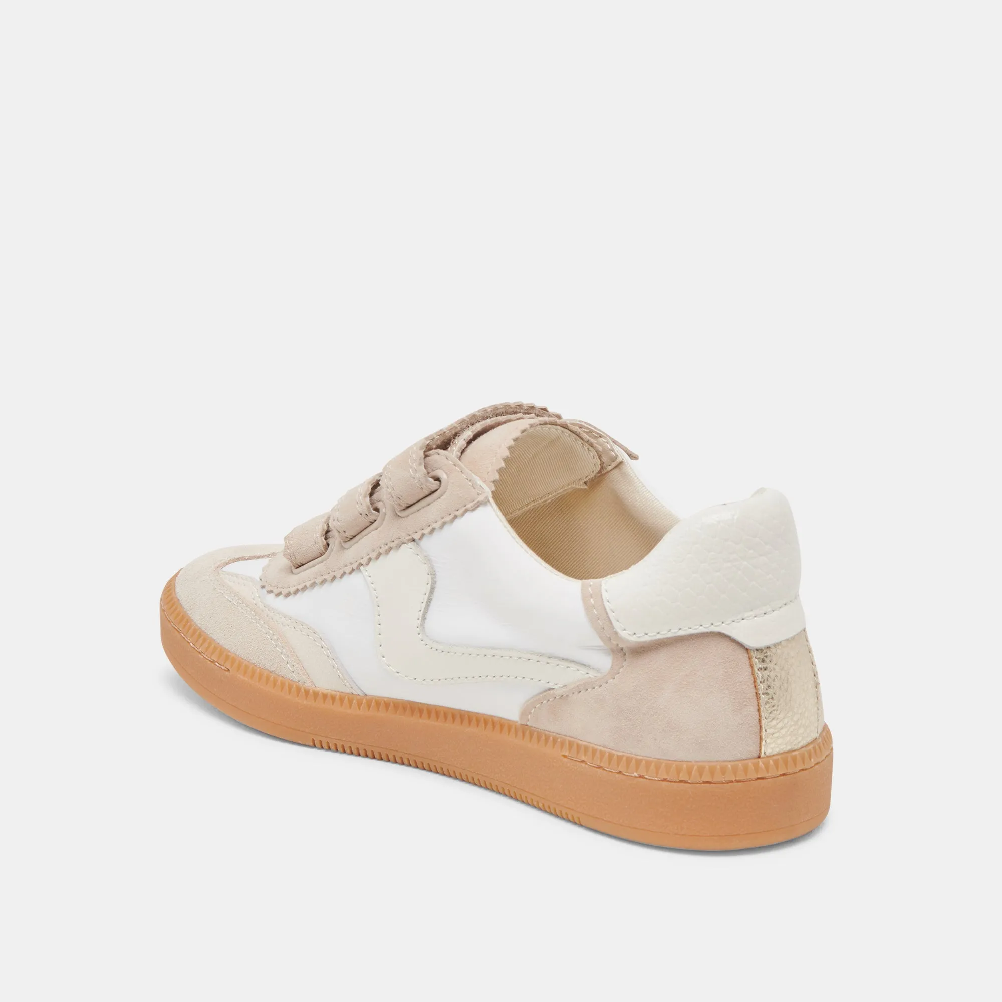 AVIS BASKETS VELCRO IVOIRE MULTICOLORE NYLON