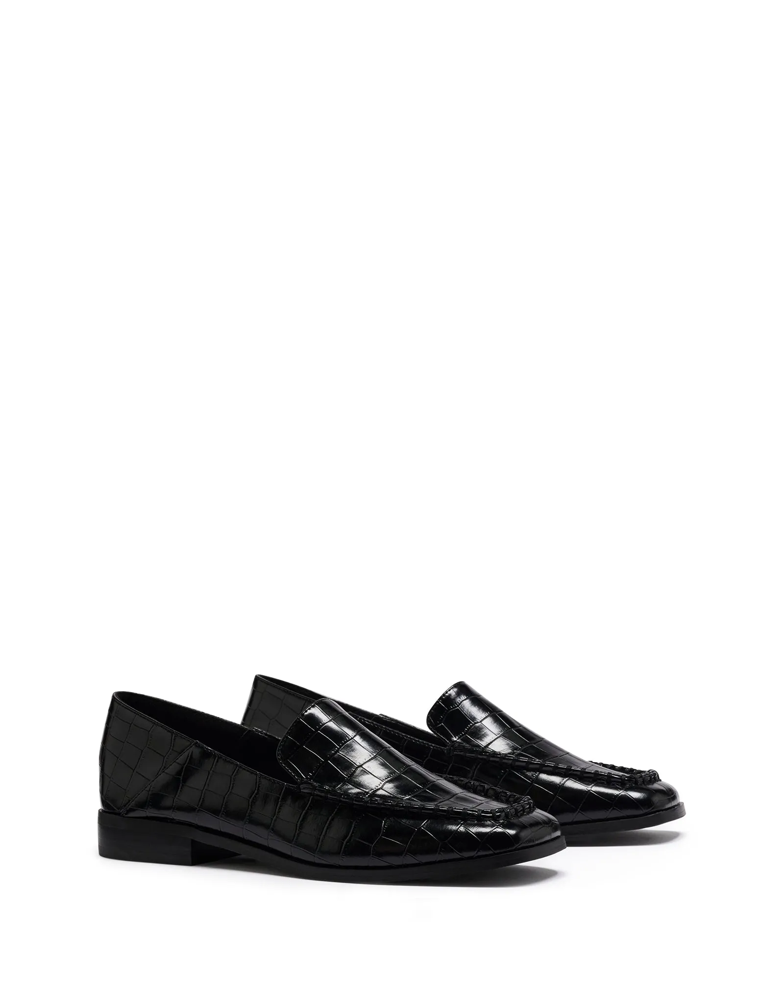Nova Loafer Noir Croco