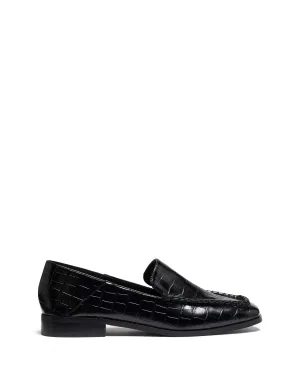 Nova Loafer Noir Croco