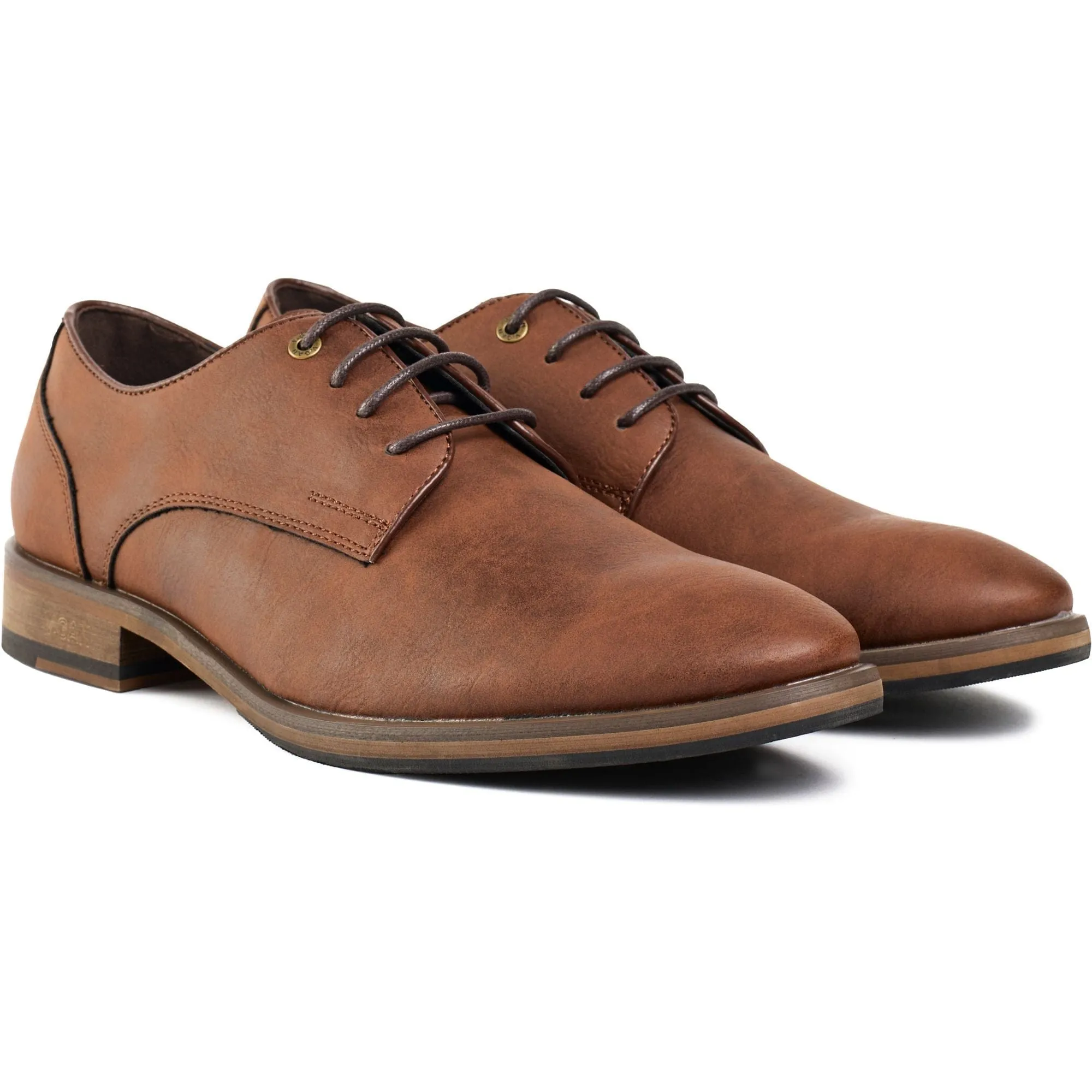 Chaussures Derby en Simili-Cuir Vegan pour Homme Oatmeal 2 | Tan
