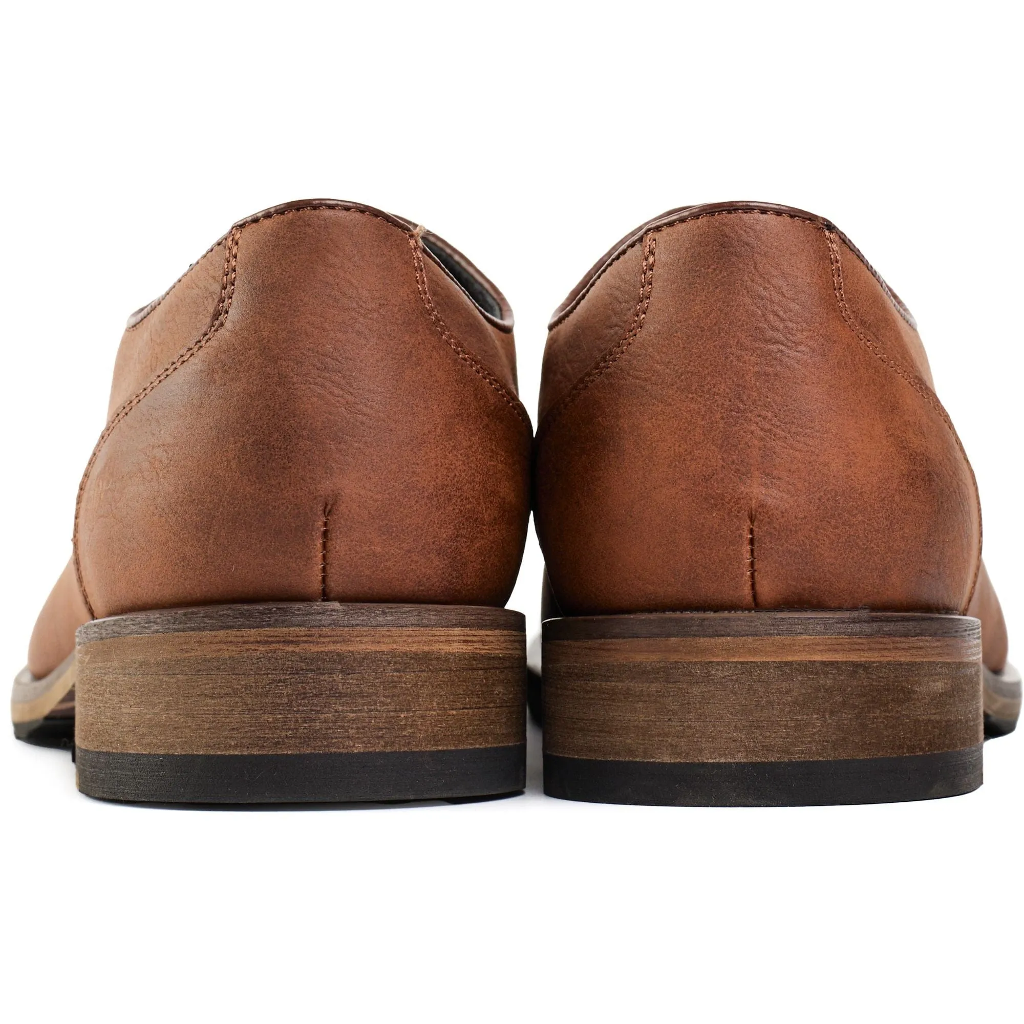 Chaussures Derby en Simili-Cuir Vegan pour Homme Oatmeal 2 | Tan