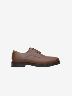 Derby pour Homme Olof en Simili-Cuir Vegan | Marron Châtaigne