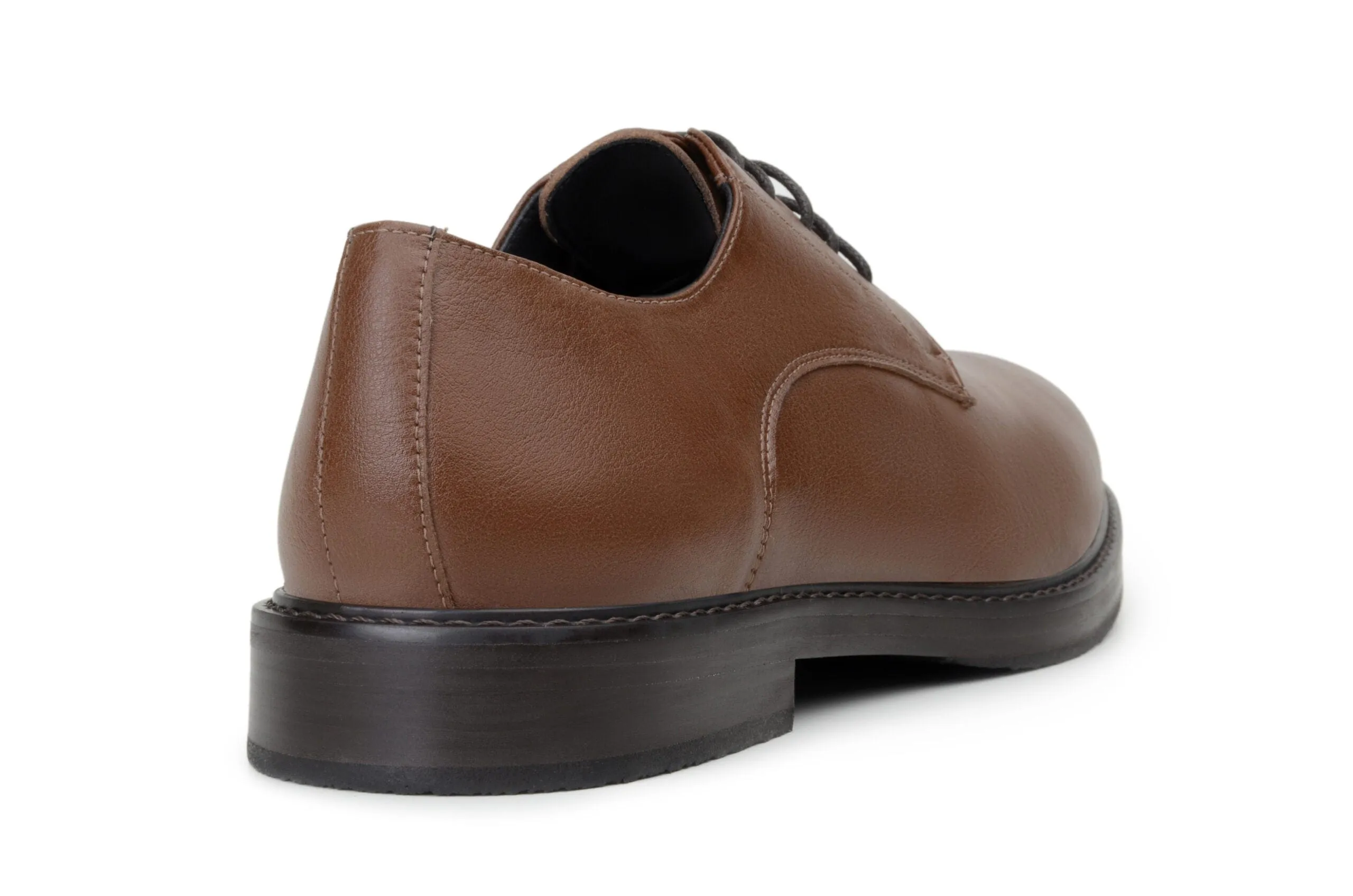 Derby pour Homme Olof en Simili-Cuir Vegan | Marron Châtaigne