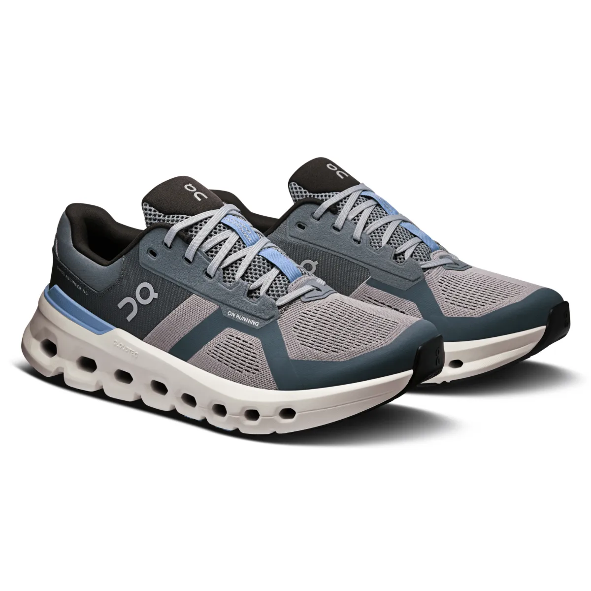On Running Chaussure Homme Cloudrunner 2 Alloy/Chambray