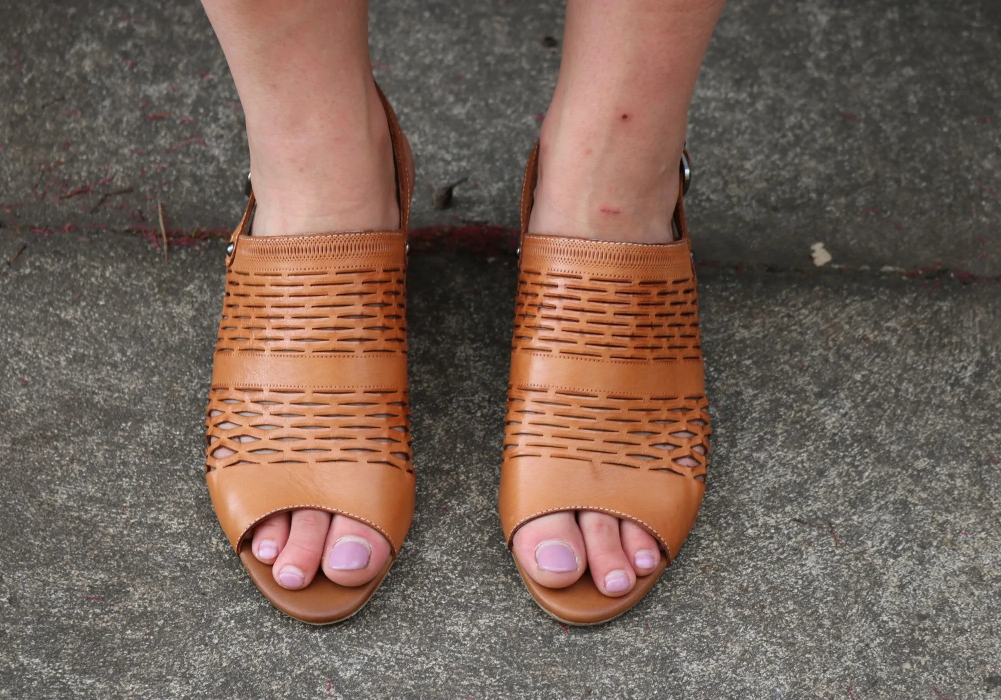 Orizonte Posy Sandales Femme à Talon Larges en Cuir Européen Confortables Chaussures Orizonte
