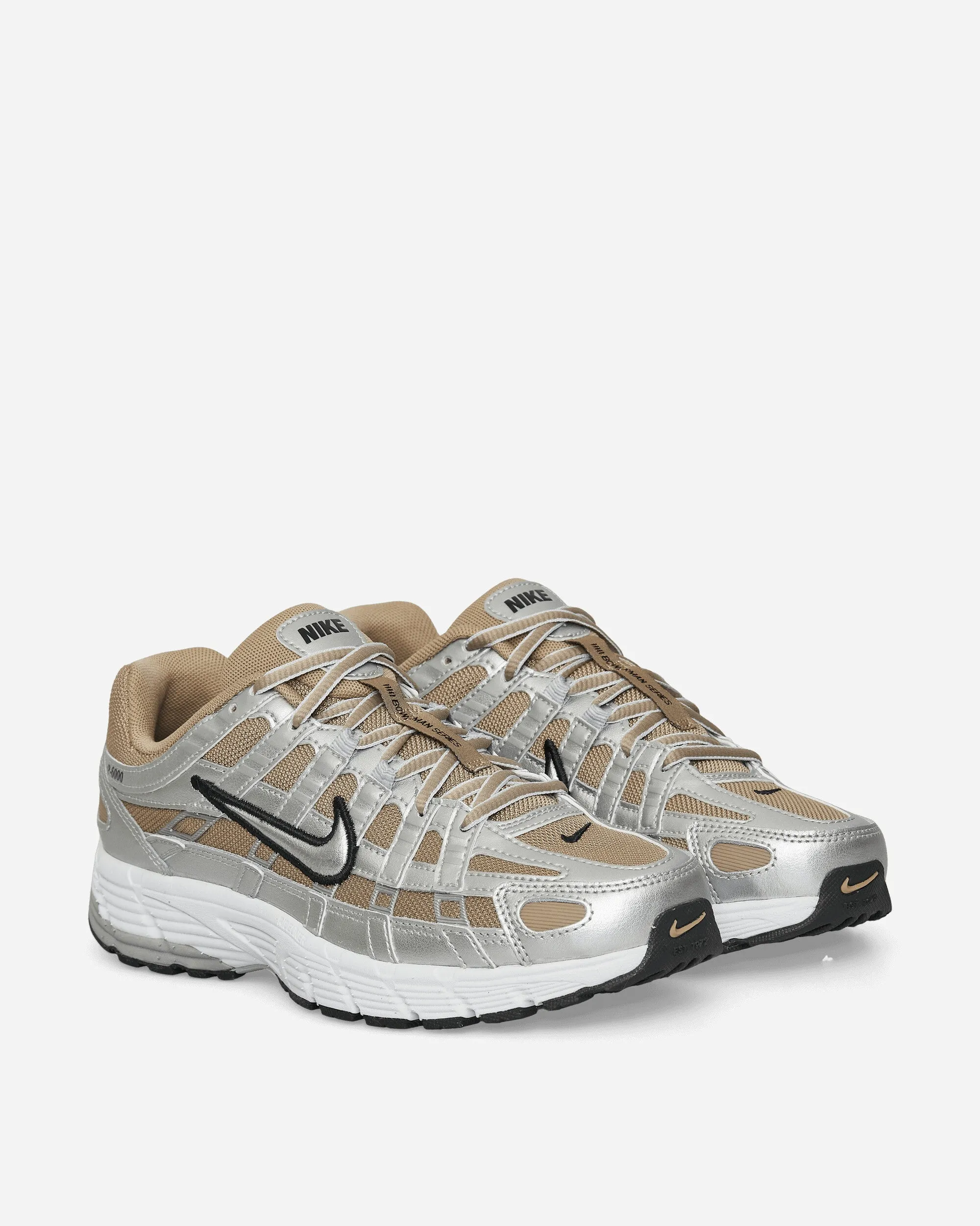 P-6000 Sneakers Kaki / Platine Métallisé