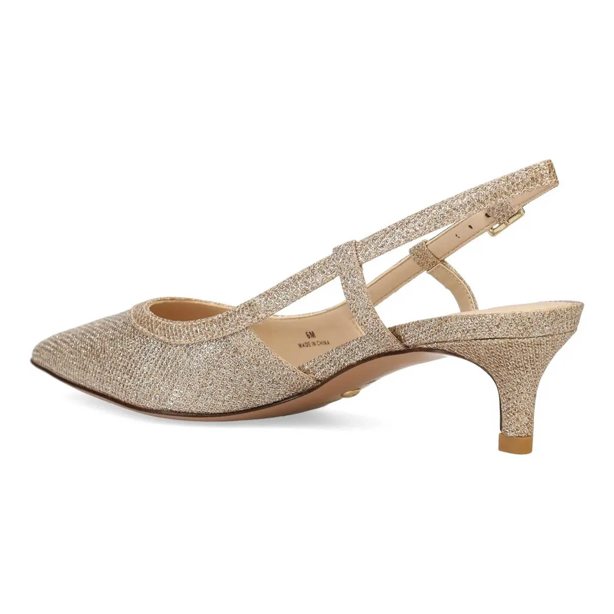 Pelle Moda Femme Deena 2 Textile Platine Or