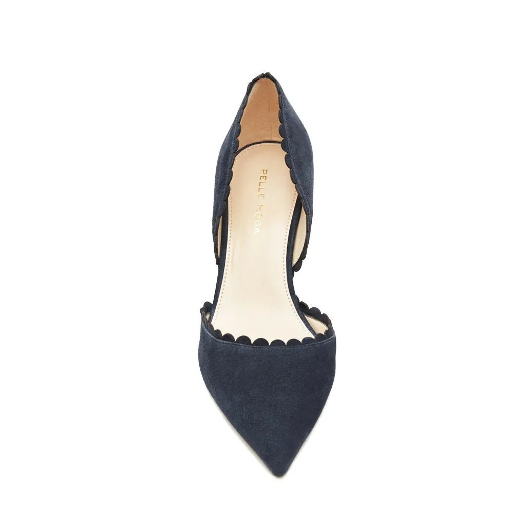 Pelle Moda Femme Kenny Suède Marine